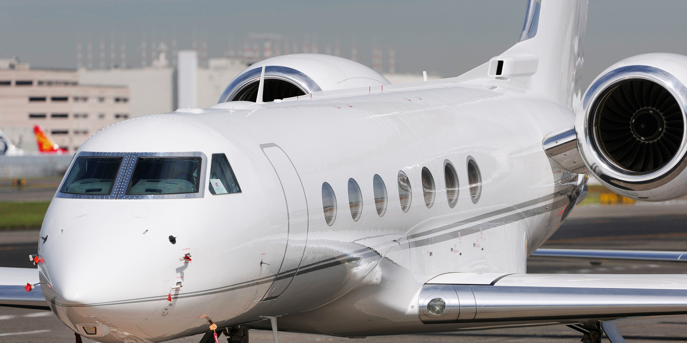 A parked plane | Source: Getty Images