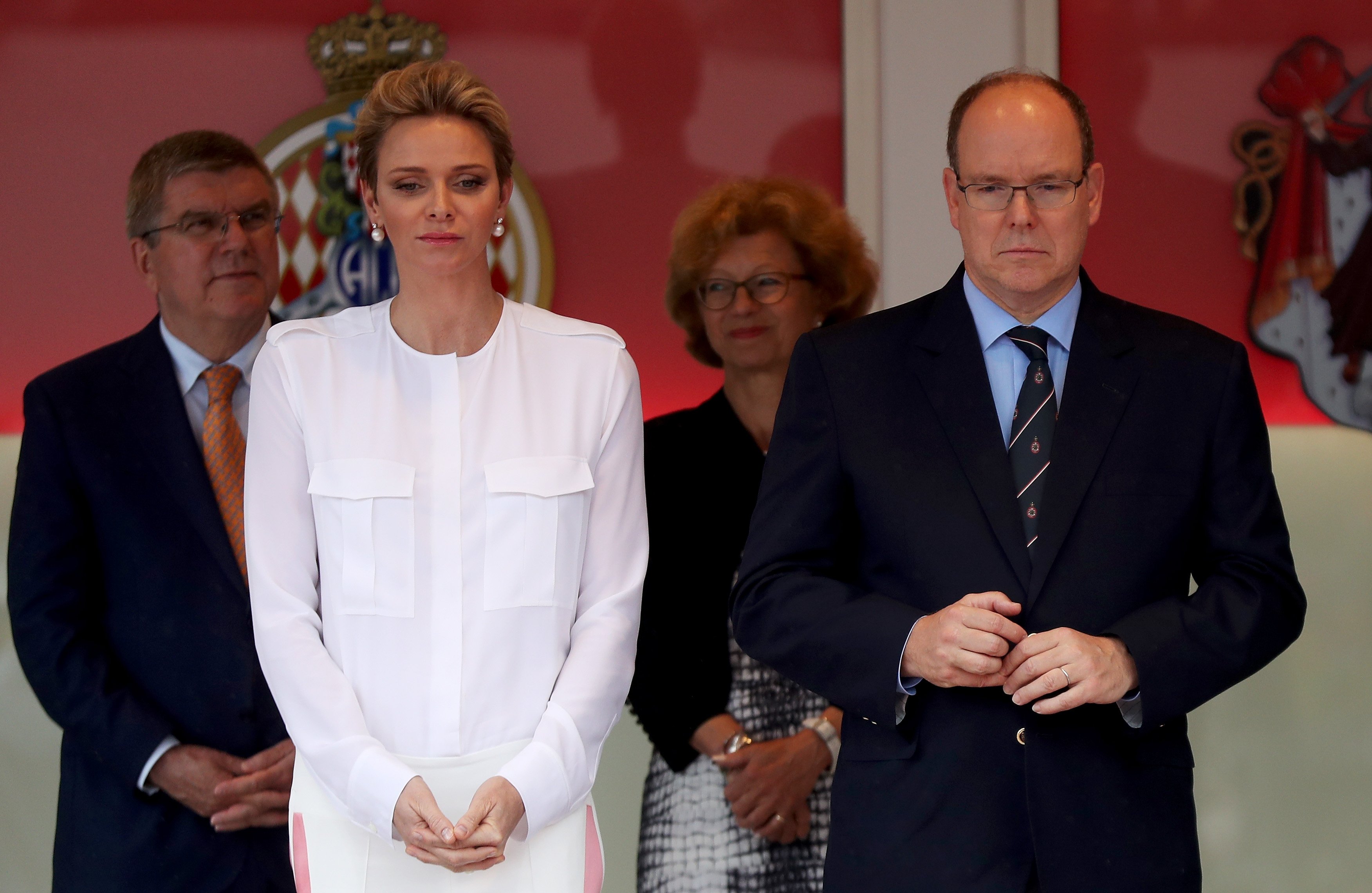 Charlène Wittstock  et le prince Albert de Monaco | photo : Getty Images