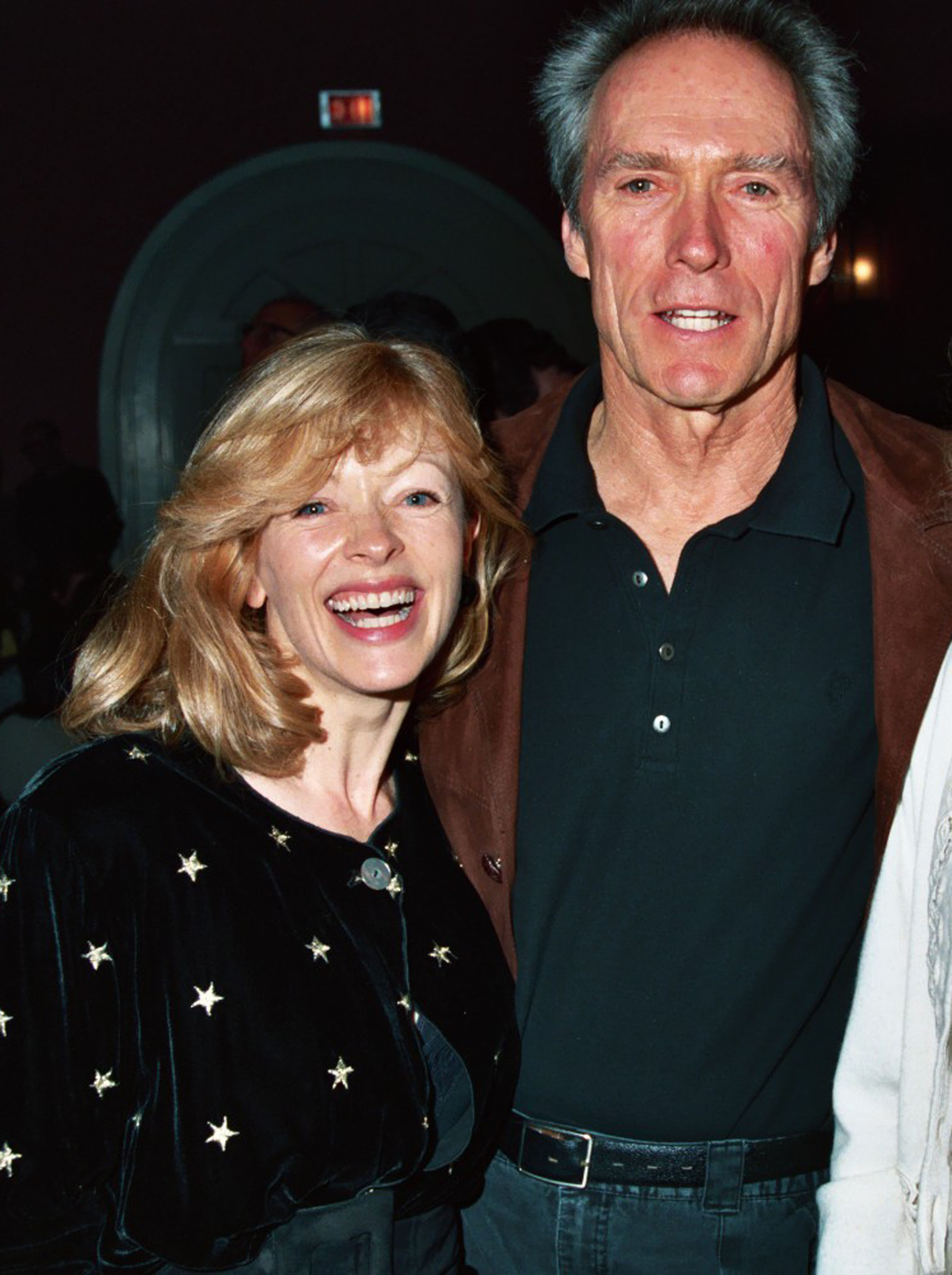Clint Eastwood and Frances Fisher at the 50 Ft. Woman Premiere in October 2007 | Source: Getty Images