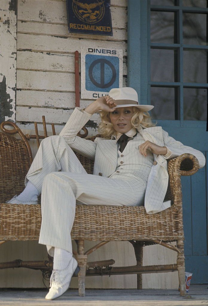 Michelle D'arc en blanc | photo : Getty images