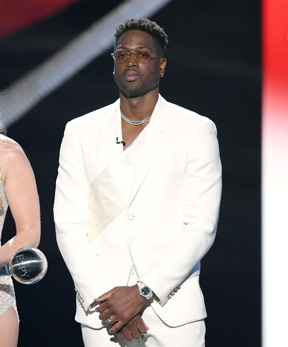 Dwyane Wade accepts the Best Moment award onstage during The 2019 ESPYs at Microsoft Theater on July 10, 2019 in Los Angeles, California. | Source: Getty Images