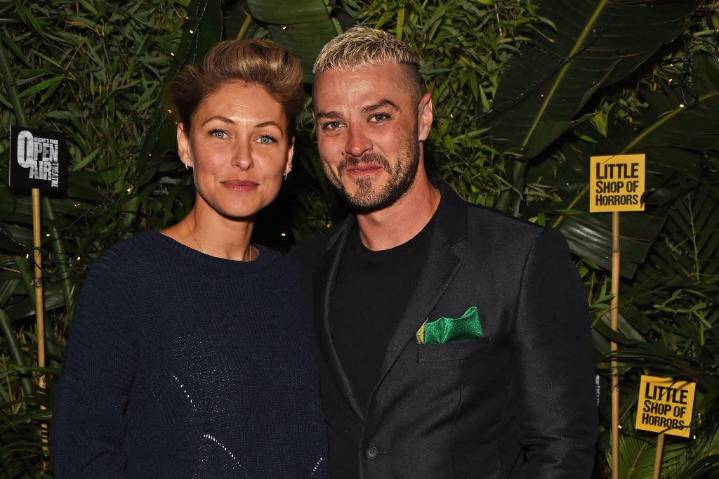 Emma Willis and husband Matt Willis attend the press night after party for "Little Shop Of Horrors" at Regent's Park Open Air Theatre on August 10, 2018. | Photo: Getty Images