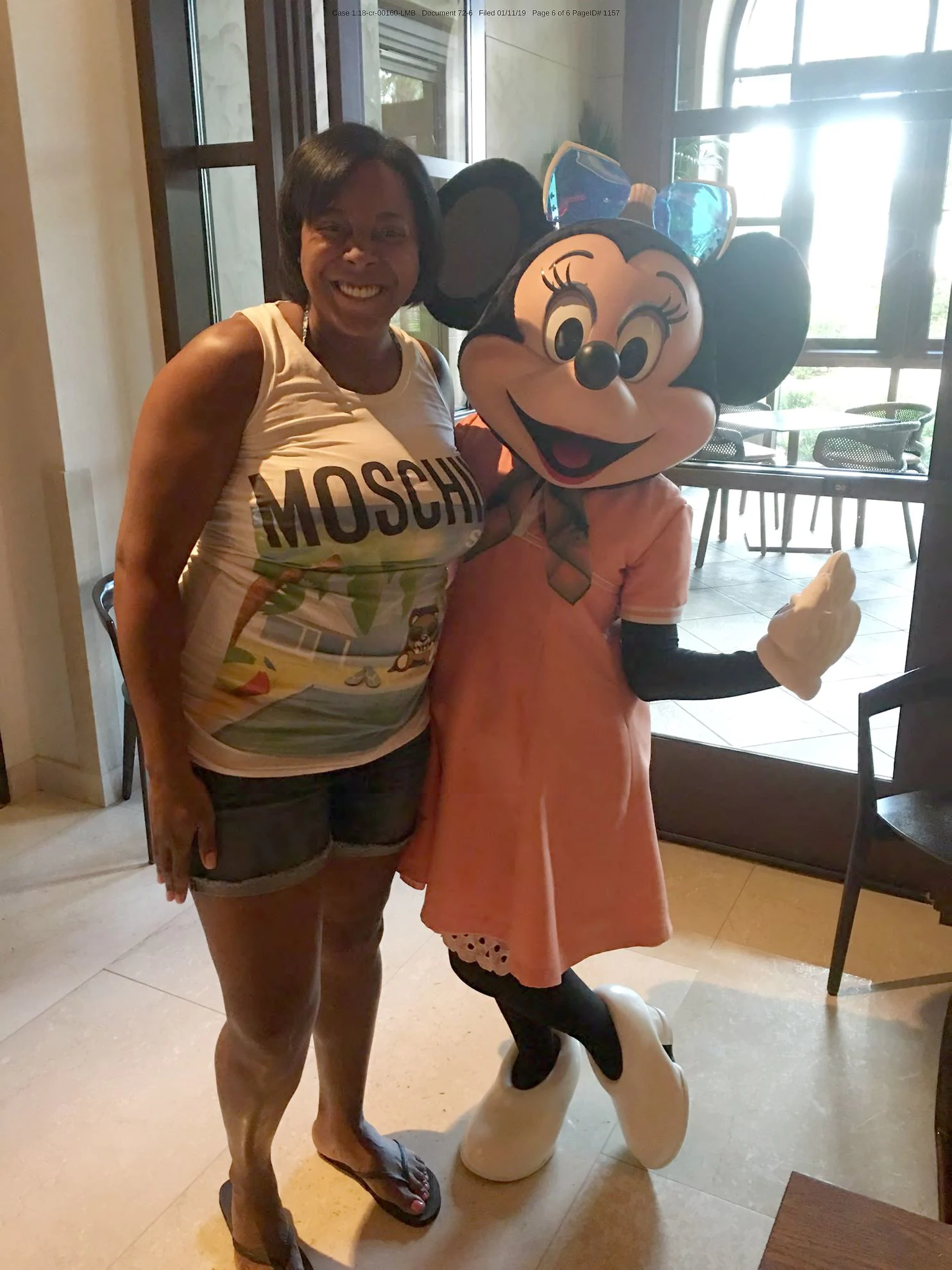 Keisha Williams on a 2016 trip to Disney World she paid for through a scam health-care business | Source: Washington Post