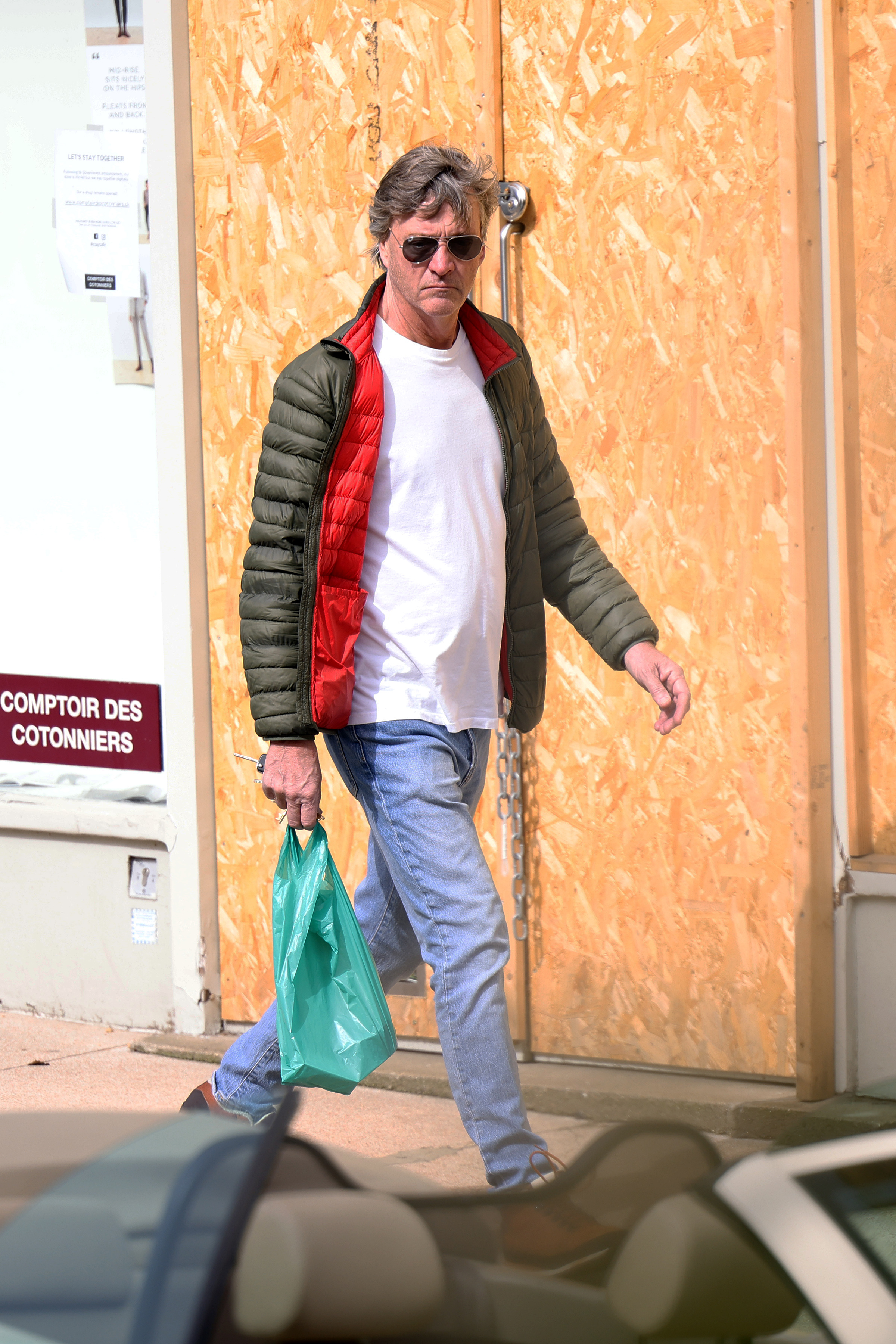 Richard Madeley seen on a shopping trip on 1 April 2021 in London, England. | Source: Getty Images