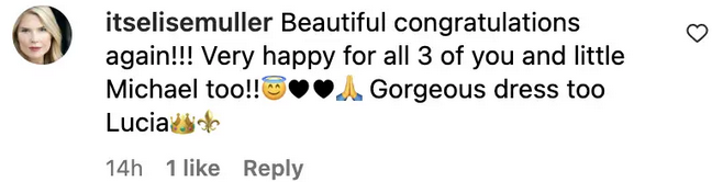 A fan's comment dated November 27, 2023 | Source: Instagram.com/luciaoskerova