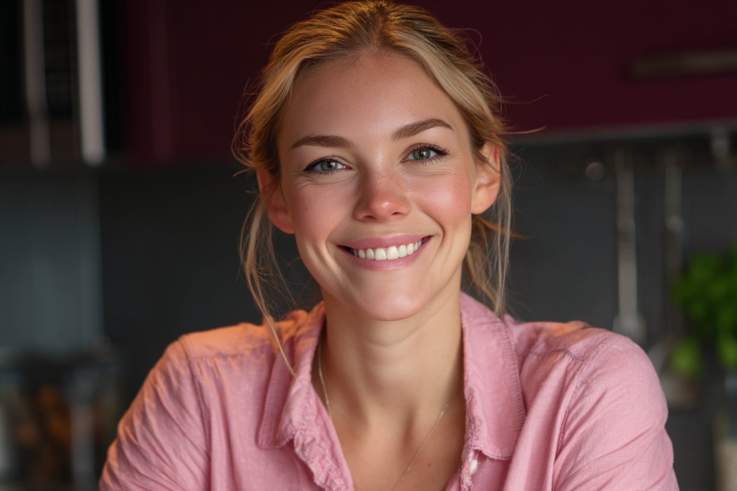 A smiling woman | Source: Midjourney