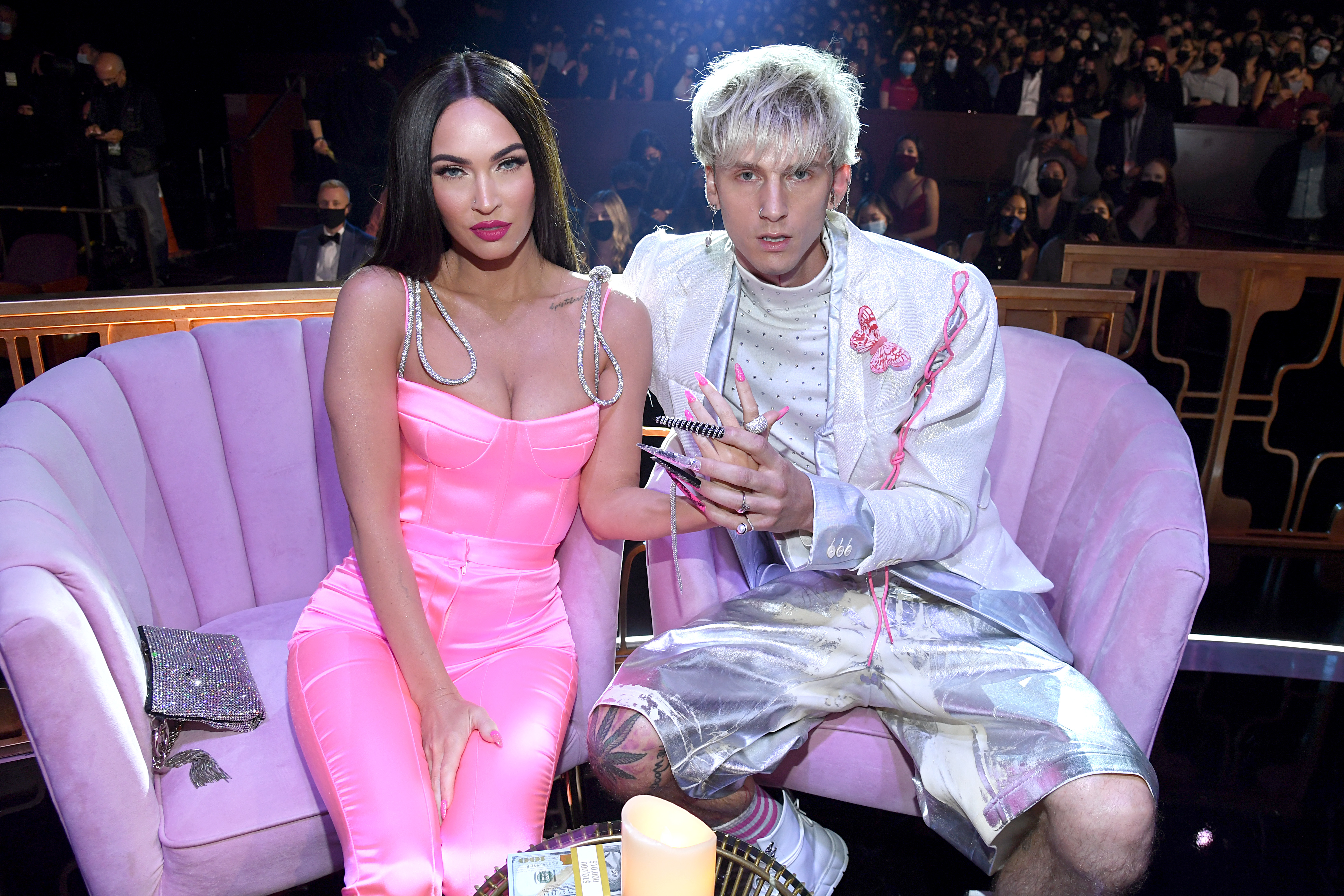 Megan Fox and Machine Gun Kelly attend the 2021 iHeartRadio Music Awards at The Dolby Theatre in Los Angeles, California on May 27 | Source: Getty Images