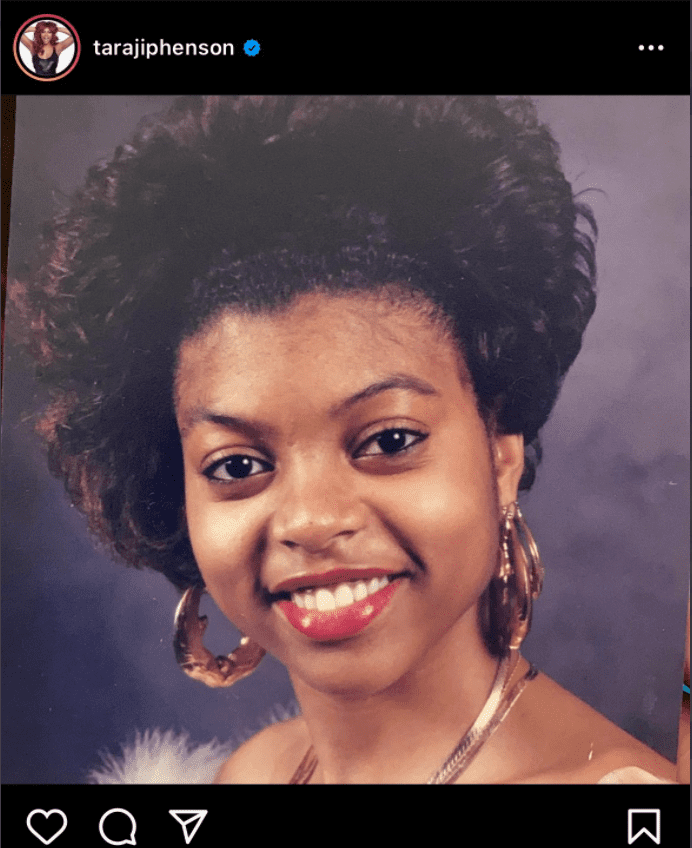 Taraji P. Henson during her senior high school days. | Source: Instagram/tarajiphenson