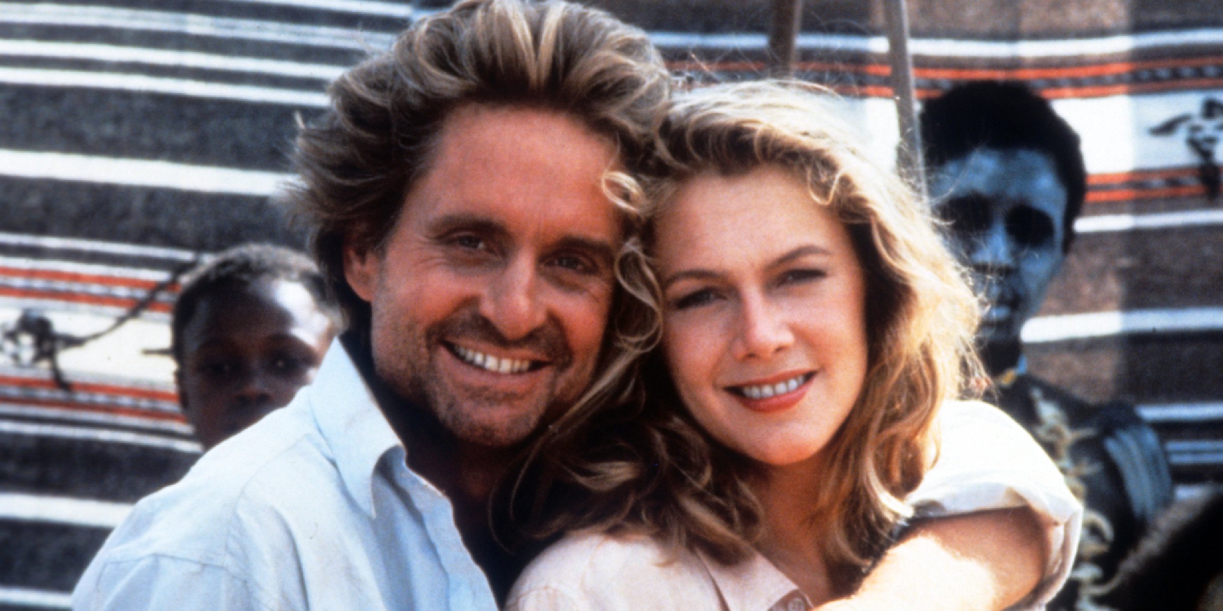 Michael Douglas and Kathleen Turner | Source: Getty Images 