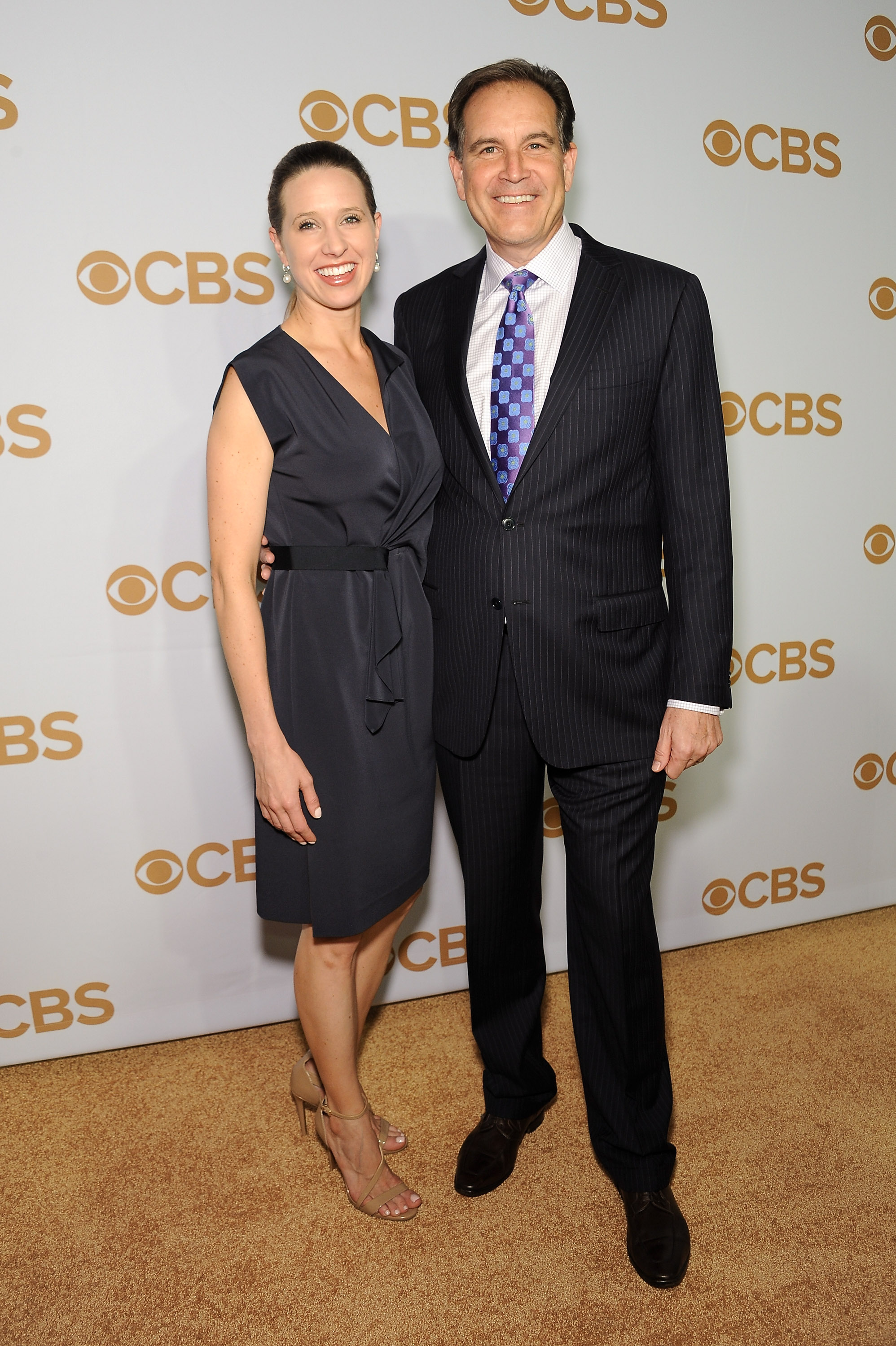 Jim Nantz and Courtney Nantz attend the 2015 CBS Upfront at The Tent at Lincoln Center on May 13, 2015, in New York City | Source: Getty Images