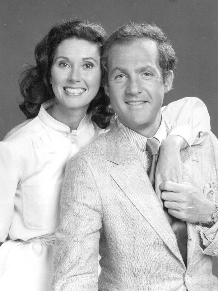 Elinor Donahue and Lawrence Pressman promoting the Tuesday, October 25, 1977 premiere of the NBC television series Mulligan's Stew. | Source: Wikimedia Commons
