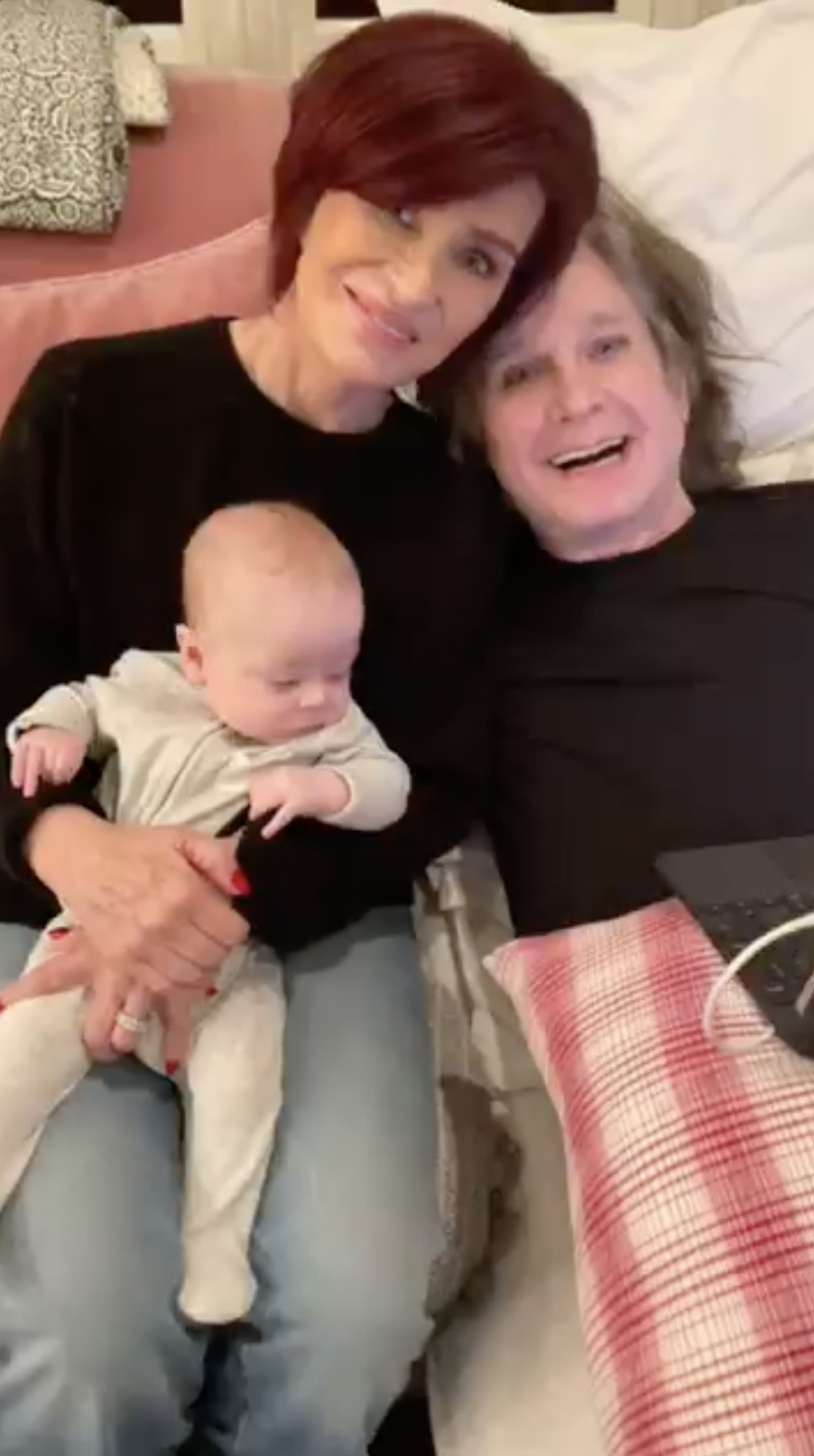 Sydney with Sharon and Ozzy Osbourne from a post dated October 9, 2024. | Source: Instagram/kellyosbourne