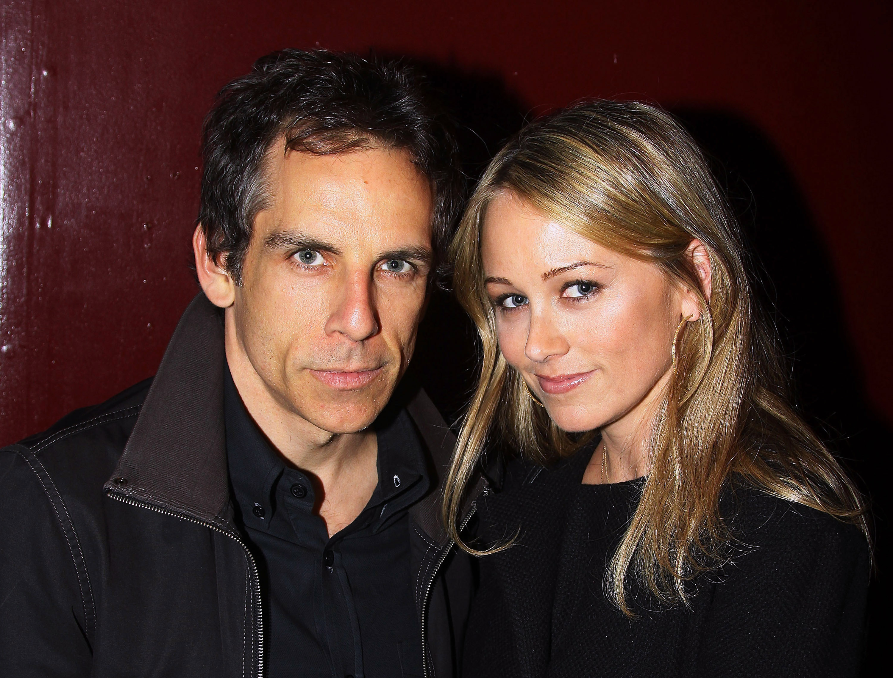 Ben Stiller and Christine Taylor in New York City on November 22, 2010 | Source: Getty Images 