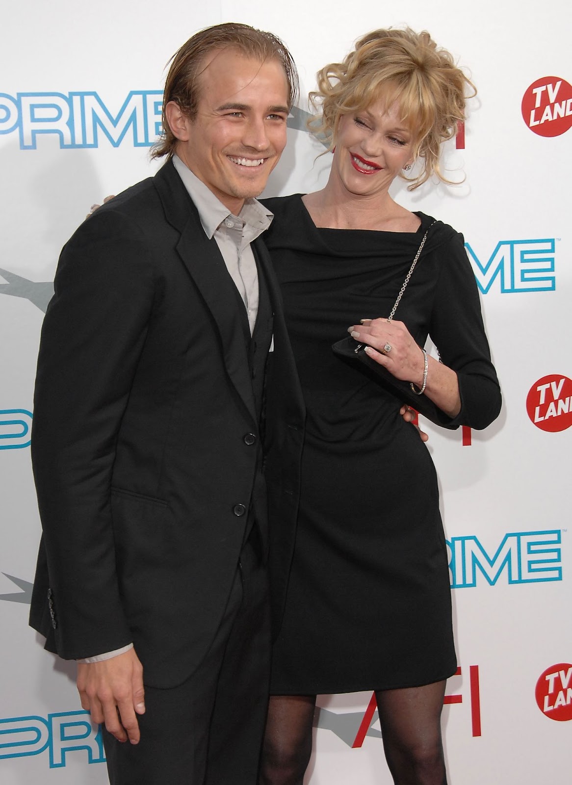 Jesse Johnson and Melanie Griffith at the 37th Annual AFI Lifetime Achievement Awards on June 11, 2009, in Culver City, California. | Source: Getty Images