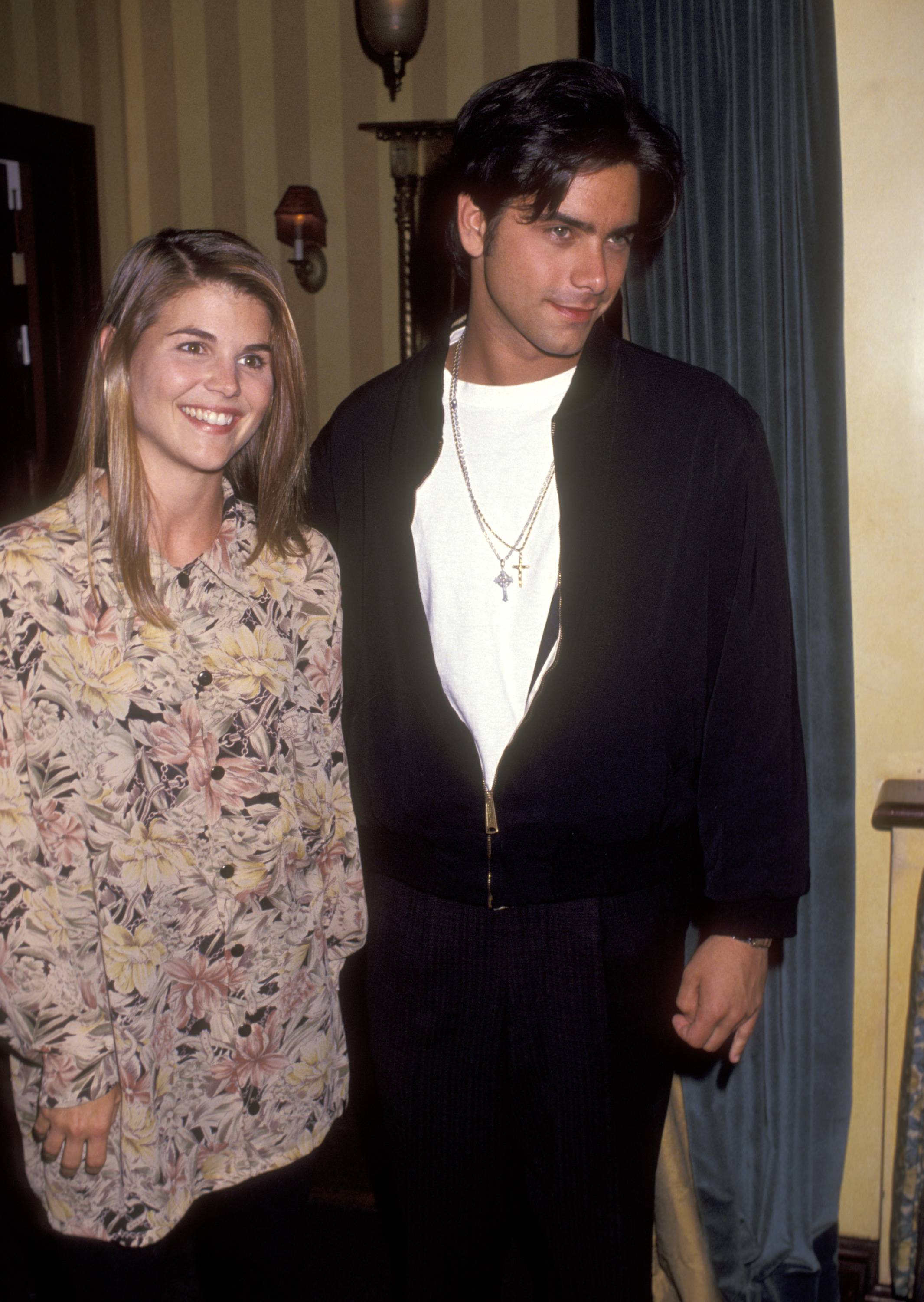 Lori Loughlin and John Stamos attend the Party to Celebrate the Launch of Revlon's New Perfume - "Spellbound" on September 30, 1991 at Club Tatou in New York City. | Source: Getty Images