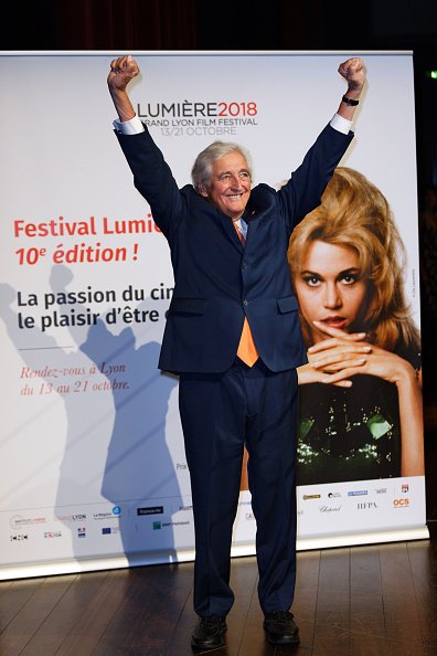 Jean-Loup Dabadie assiste au Prix Lumière 2018 au 10ème Festival du Film Lumière. Photo : Getty Images.