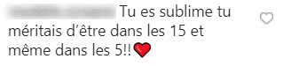 Commentaire d'une fan sur la photo de Florentine Somers. | Photo : Instagram / Florentine Somers
