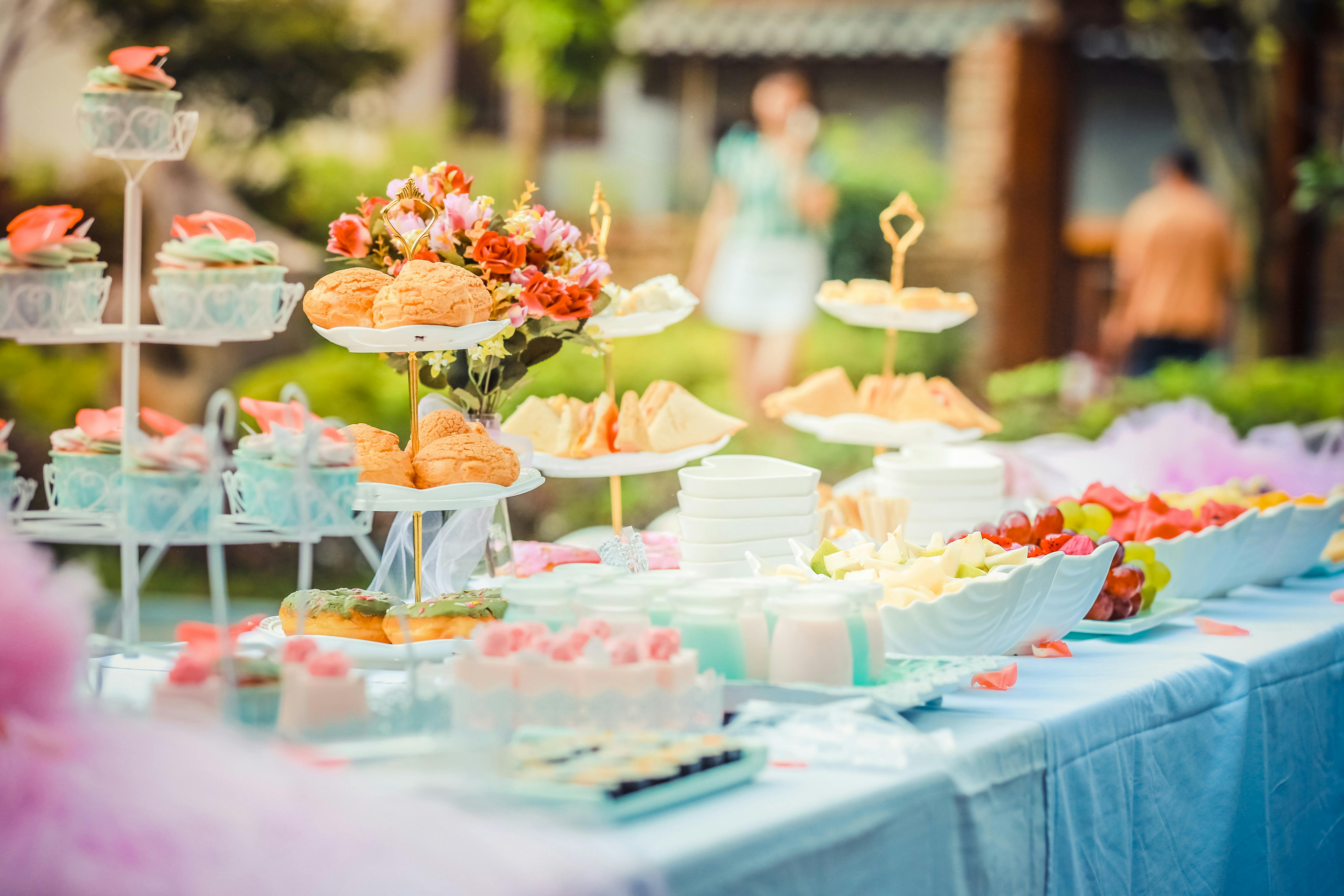 Various desserts on a buffet table | Source: Pexels