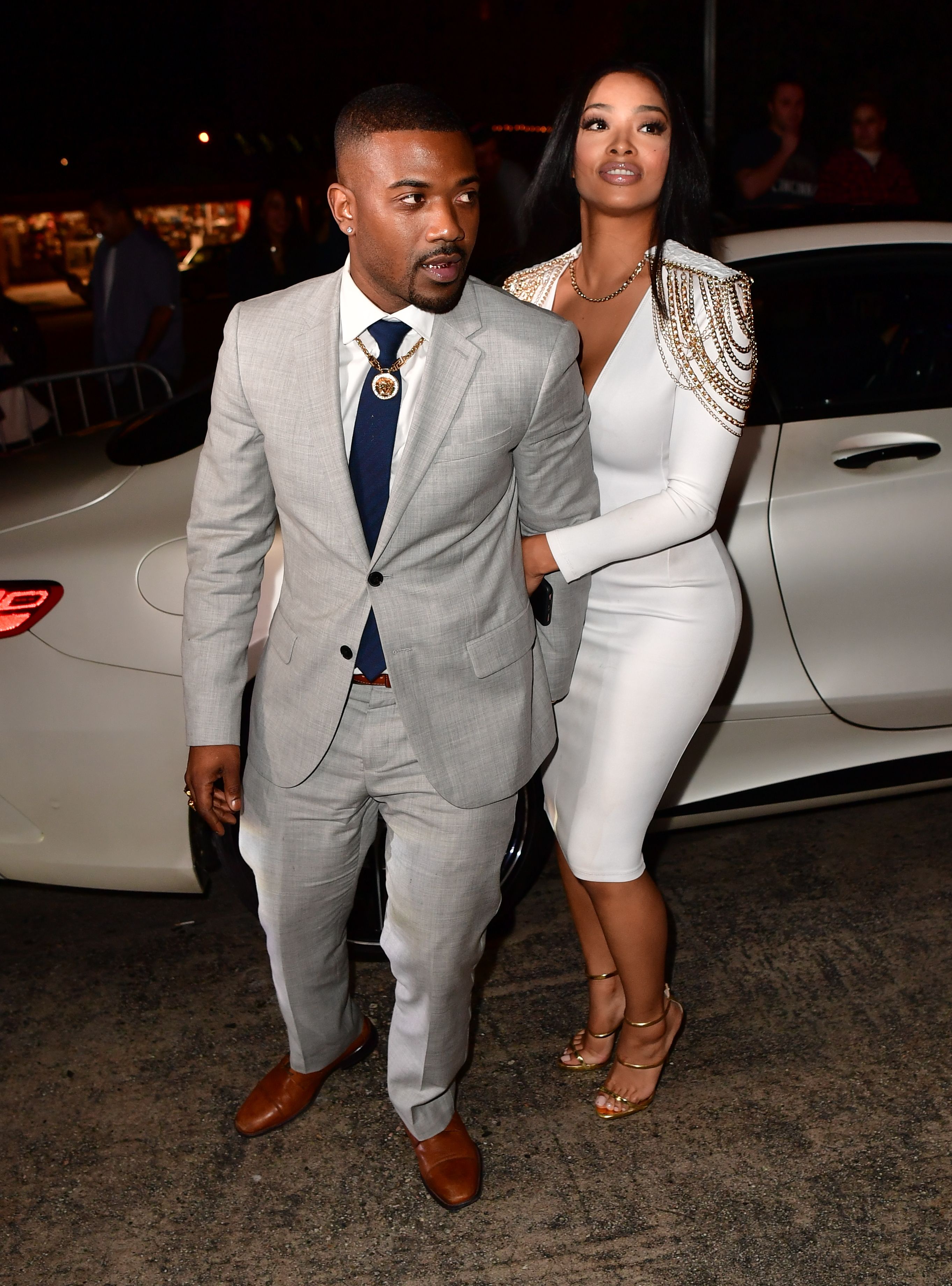 Ray J and Princess Love seen on February 12, 2017 in Los Angeles, California. | Source: Getty Images