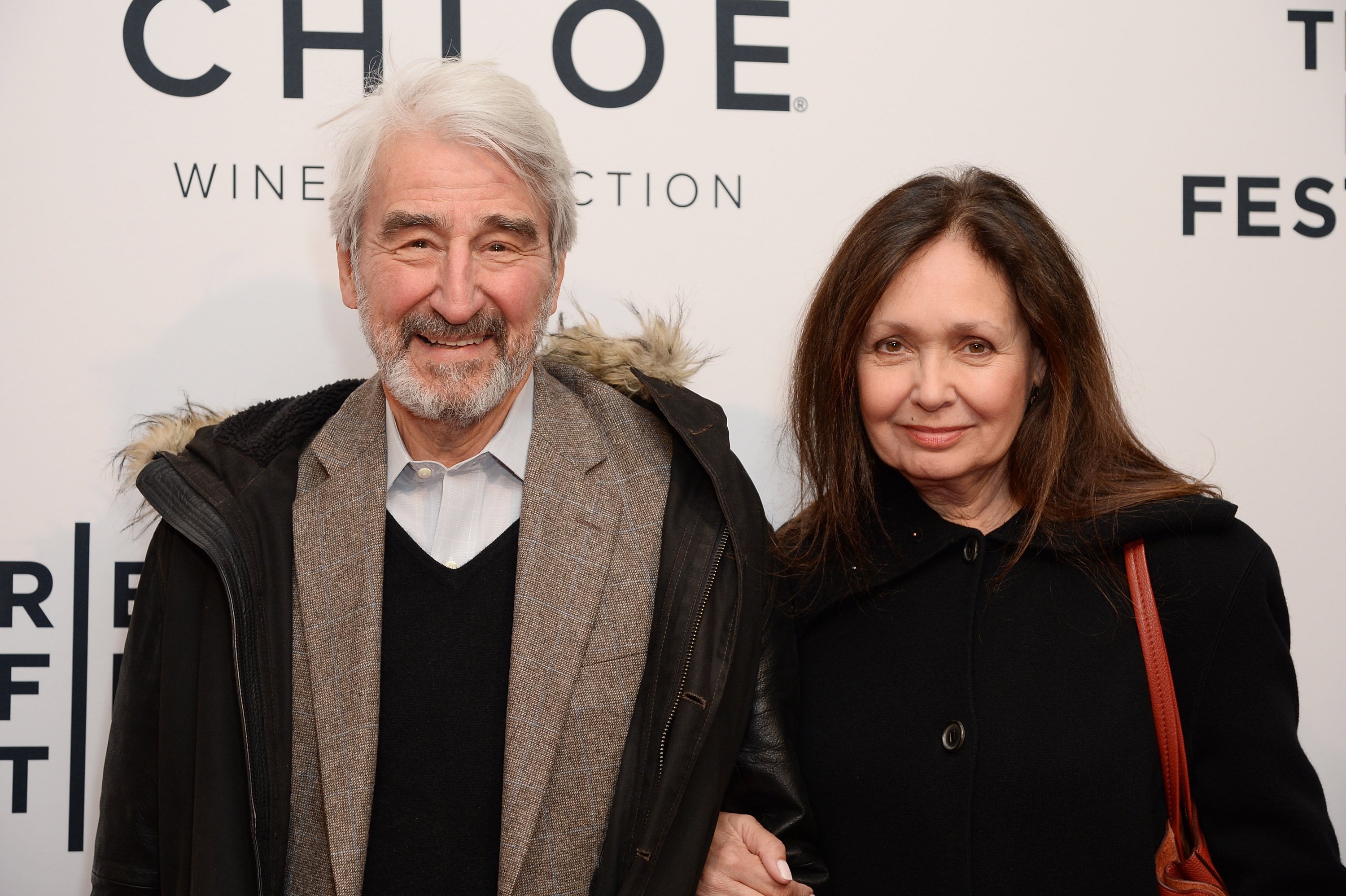 Sam Waterston and Lynn Woodruff attend a screening of "State Like Sleep" during the 2018 Tribeca Film Festival. | Source: Getty Images