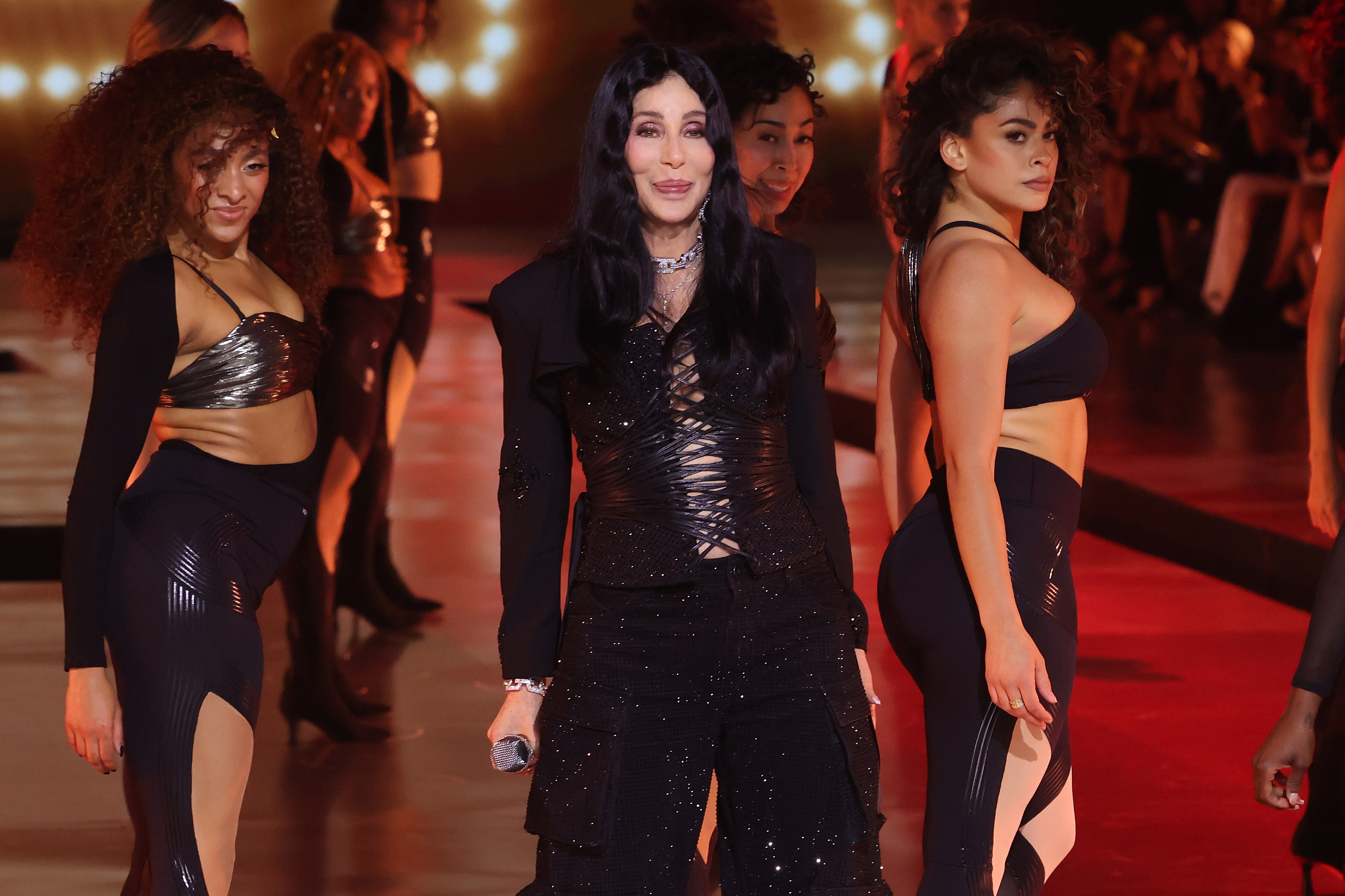 Cher performs during the 2024 Victoria's Secret Fashion Show at Duggal Greenhouse | Source: Getty Images