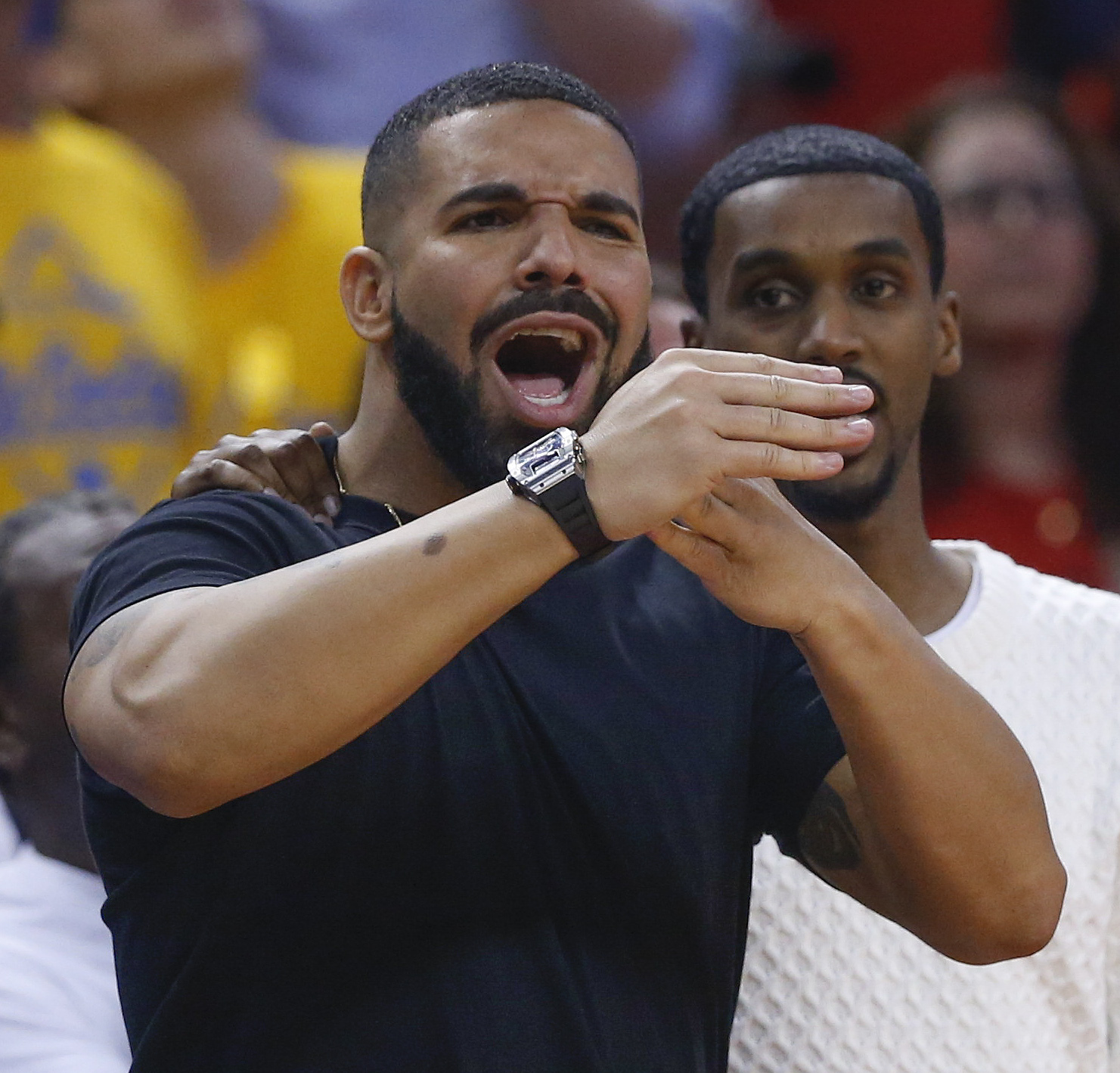 Drake during Game Five of the NBA Finals between the Toronto Raptors and the Golden State Warriors on June 10, 2019, at Scotiabank Arena in Toronto, Canada. | Source: Getty Images