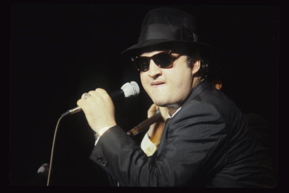 John Belushi aka Jake Blues of The Blues Brothers performs live at The Winterland Ballroom in 1978 in San Francisco, California | Photo: Getty Images