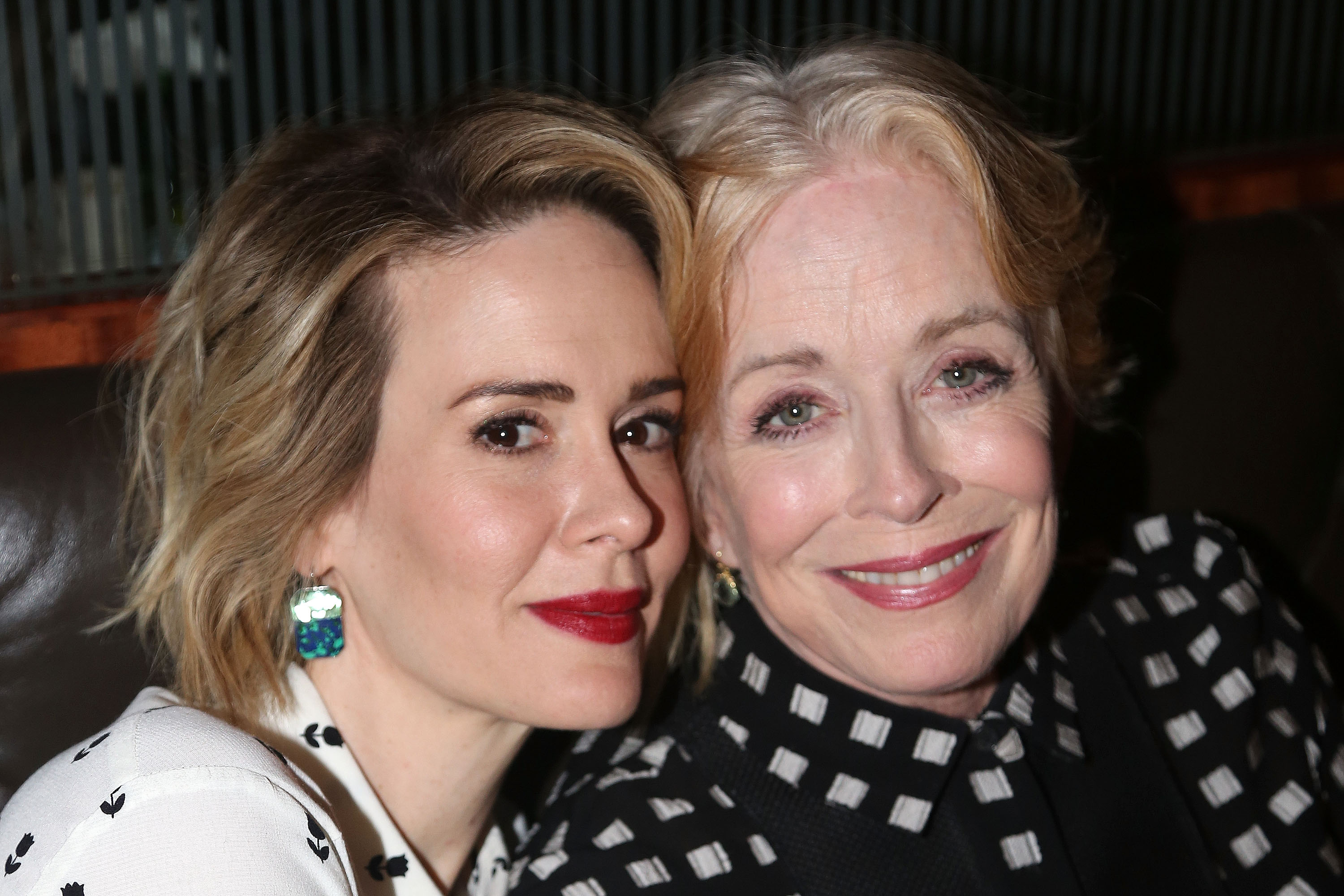 The "American Horror Story" actress and Holland Taylor at the opening night after-party for "Ripcord" on October 20, 2015, in New York City. | Source: Getty Images