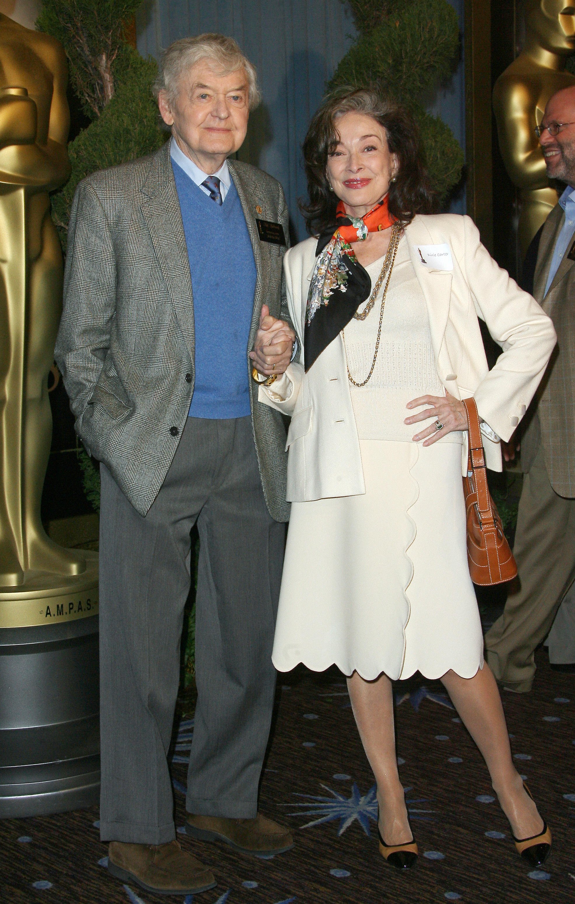 Actors Hal Holbrook and Dixie Carter arrive for the annual Academy nominees luncheon February 04, 2008 | Source: Getty Images