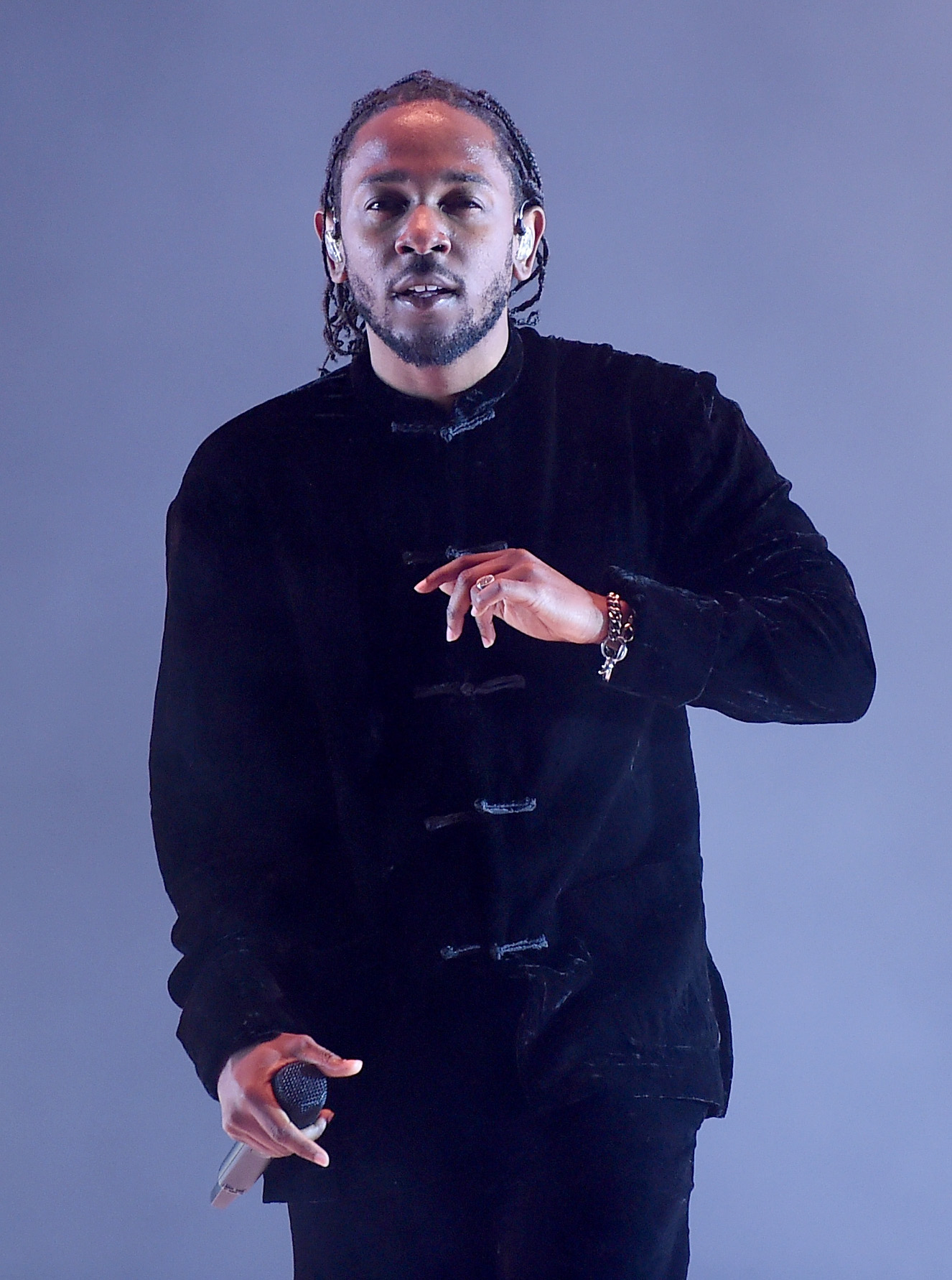 Kendrick Lamar during Coachella Valley Music And Arts Festival on April 23, 2017, in Indio, California. | Source: Getty Images