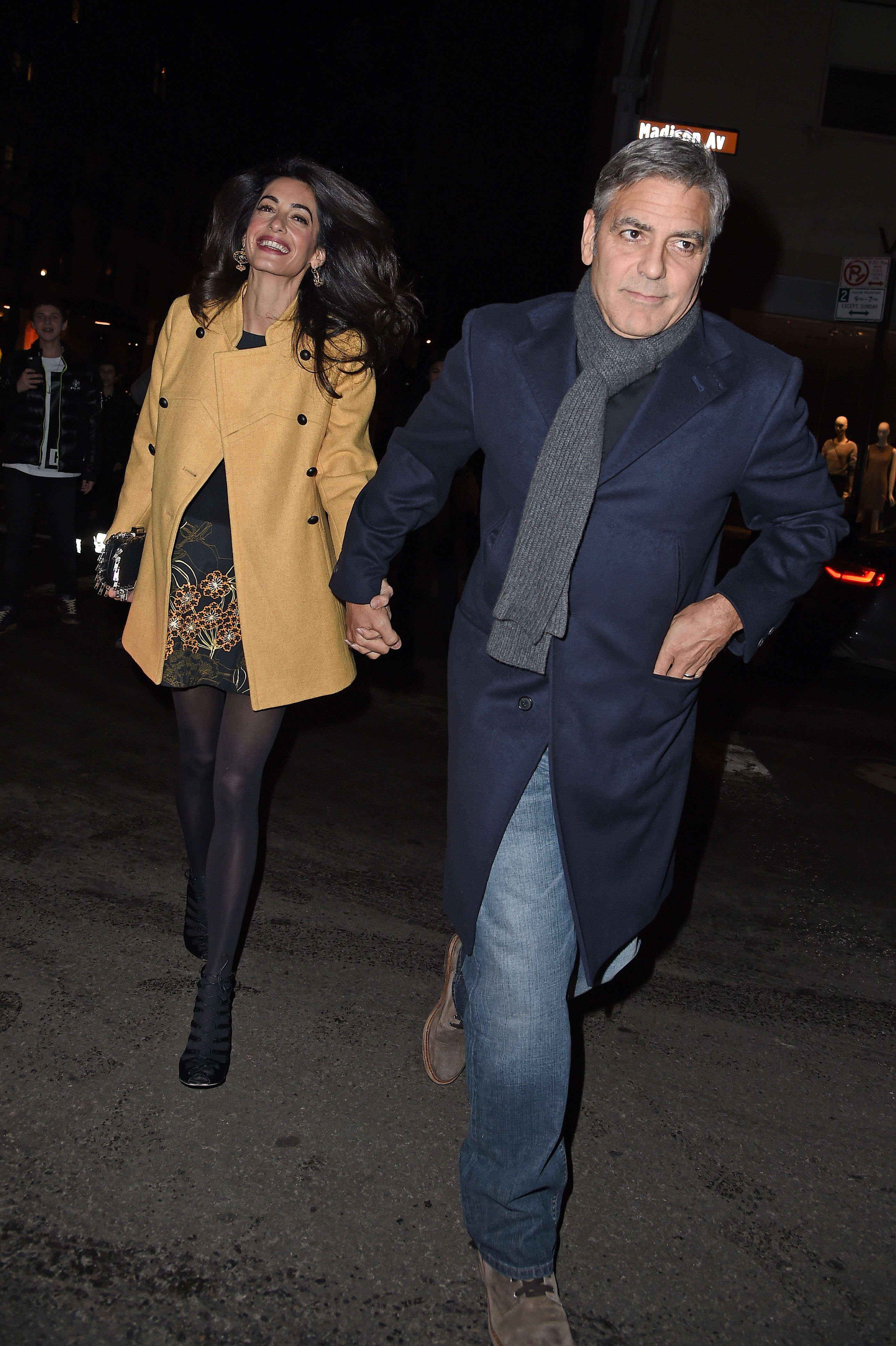 George Clooney and Amal Clooney are seen on March 7, 2015 in New York City | Source: Getty Images