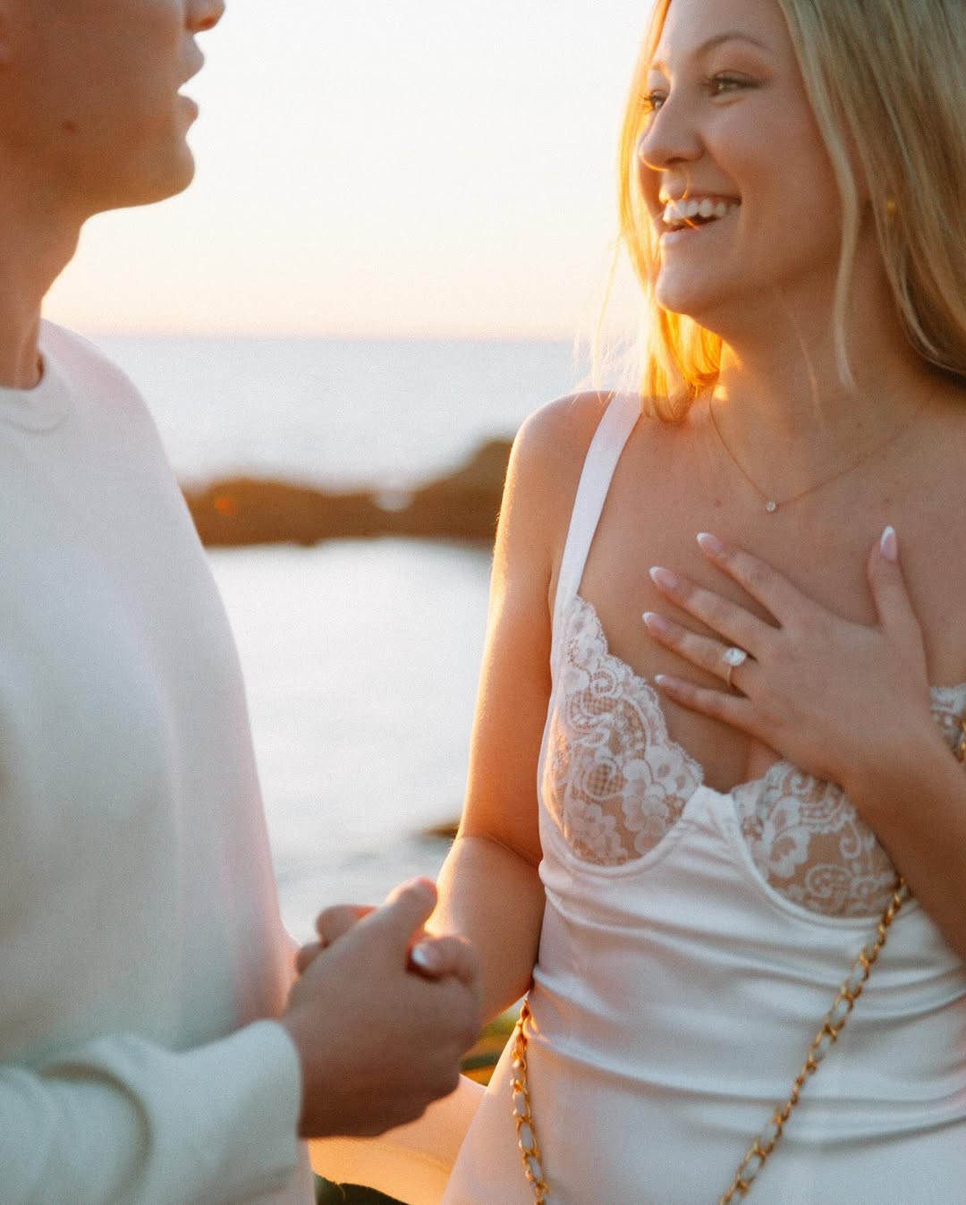 Tyler Farrar and Ava Sambora on the day of their engagement in February 2024. | Source: Instagram/heatherlocklear