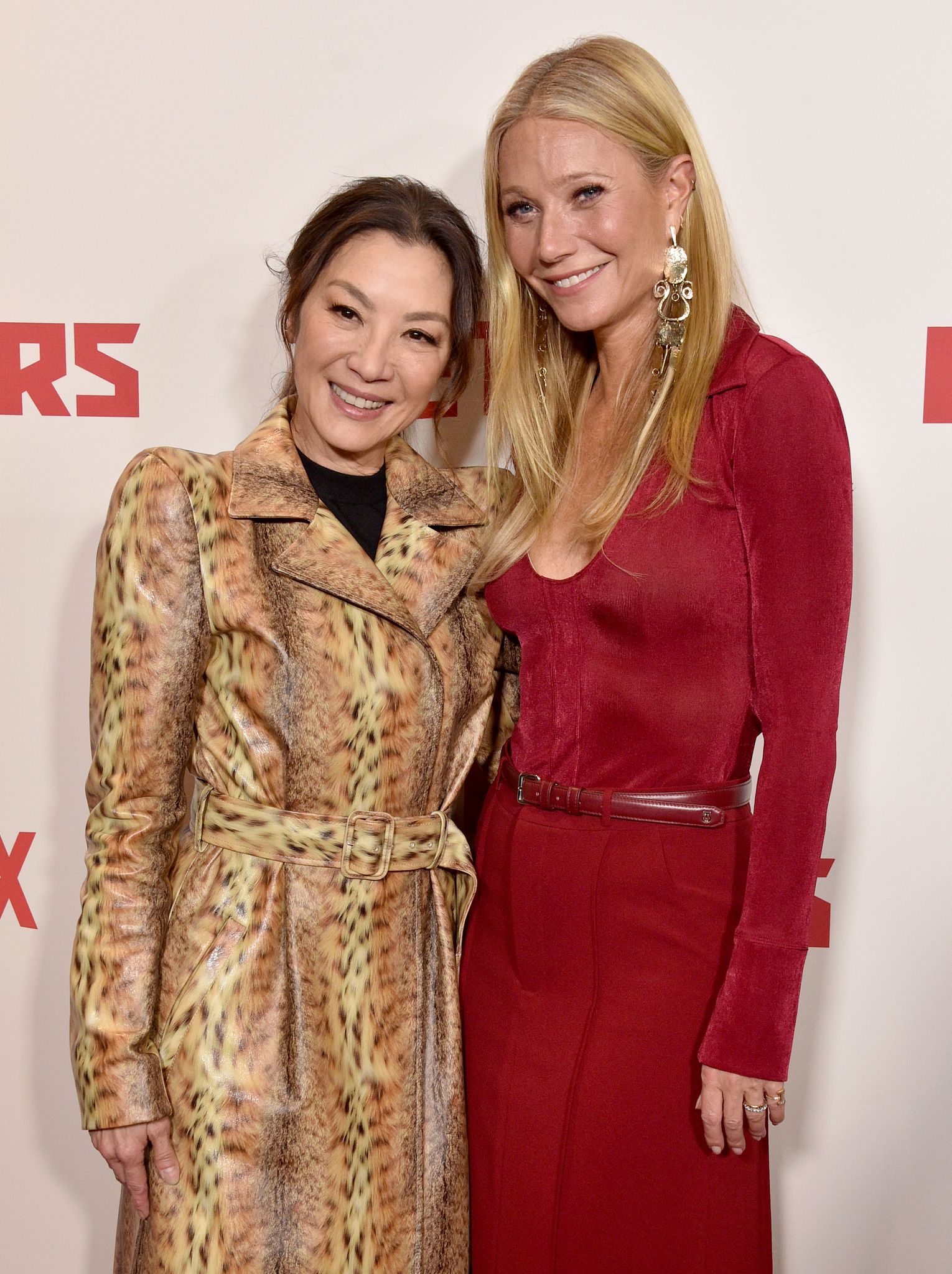 Michelle Yeoh and Gwyneth Paltrow during the Los Angeles premiere of Netflix's "The Brothers Sun" at Netflix Tudum Theater on January 4, 2024 in Los Angeles, California. | Source: Getty Images