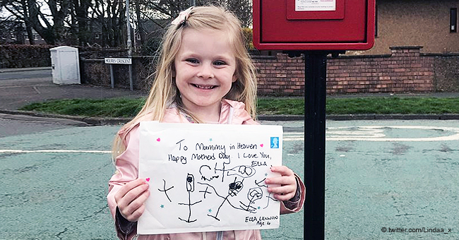 4-Year-Old Girl Received 'Reply' from Late Mother after Sending Her a Cute Card on Mother's Day