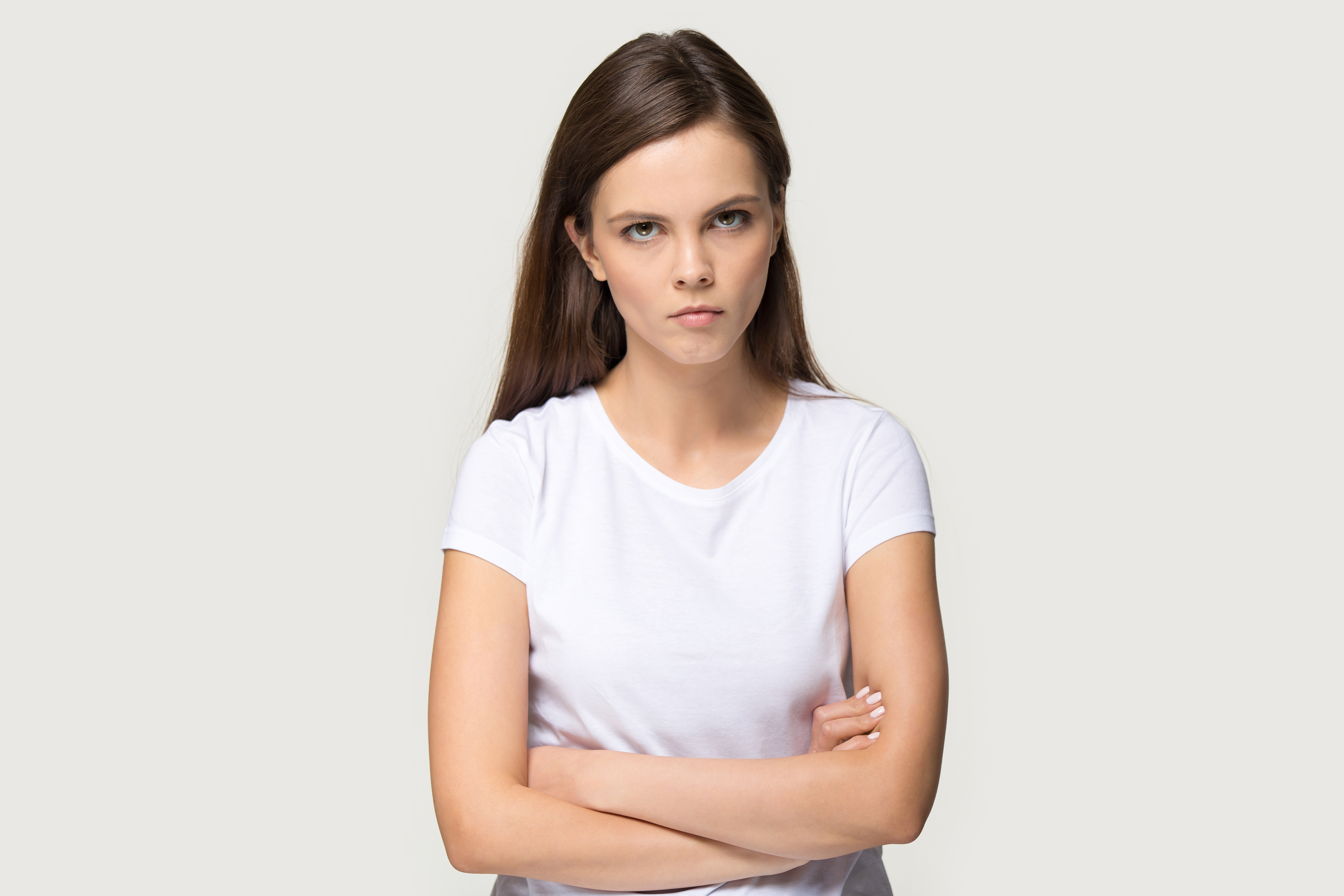 An angry young woman | Source: Shutterstock