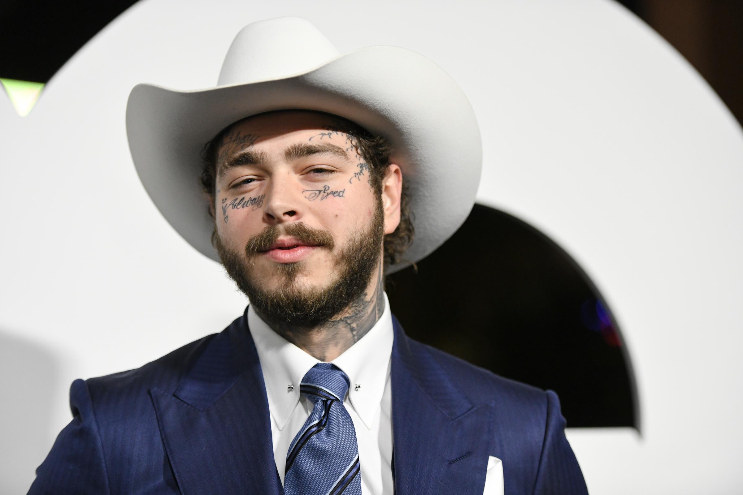 Post Malone at the 2019 GQ Men Of The Year event in West Hollywood, California on December 5, 2019 | Source: Getty Images