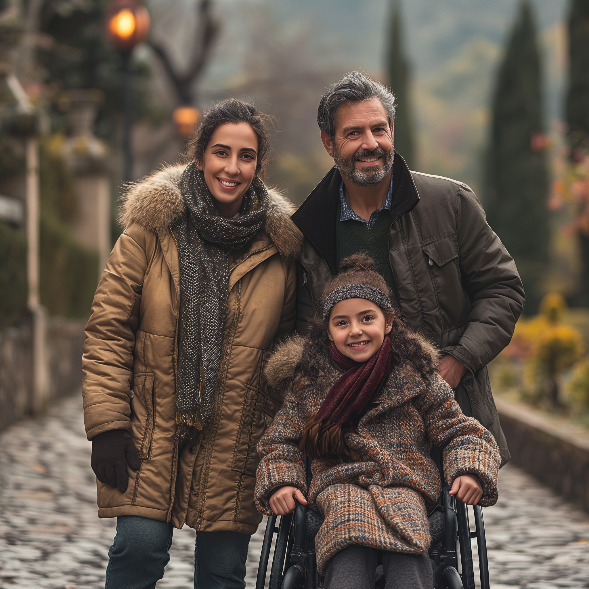 A couple with their daughter | Source: Midjourney