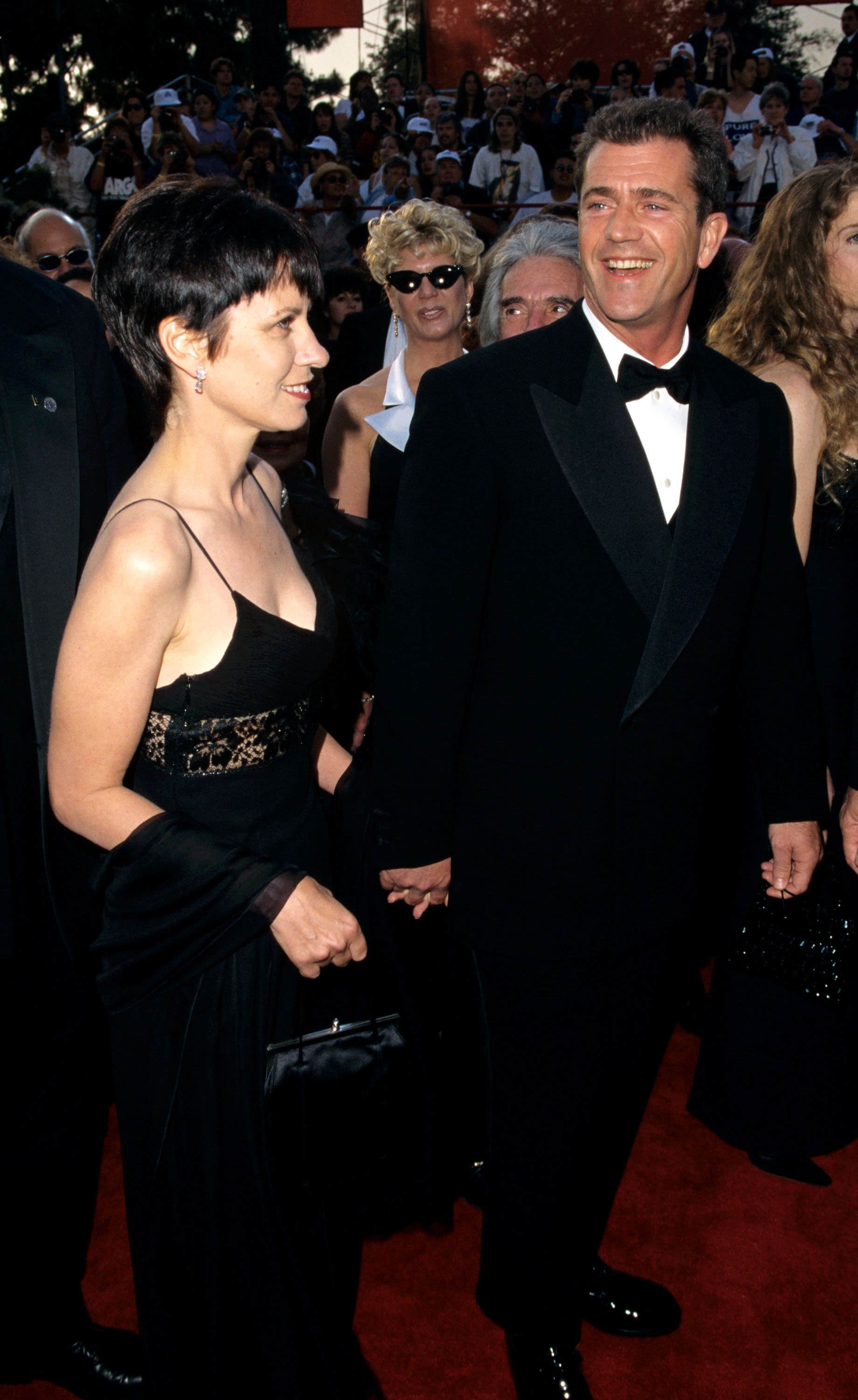 Mel Gibson and wife Robyn Gibson during The 69th Annual Academy Awards at Shrine Auditorium in Los Angeles, California. / Source: Getty Images