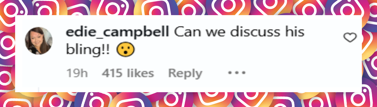 A netizen's comment about Benny Blanco's watch, from a post dated September 28, 2025 | Source: Instagram/people