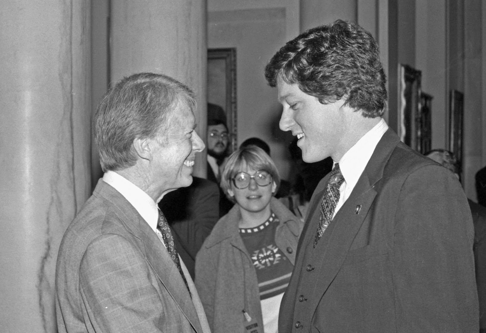 Jimmy Carter and Bill Clinton photographed on December 1, 1978. | Source: Getty Images