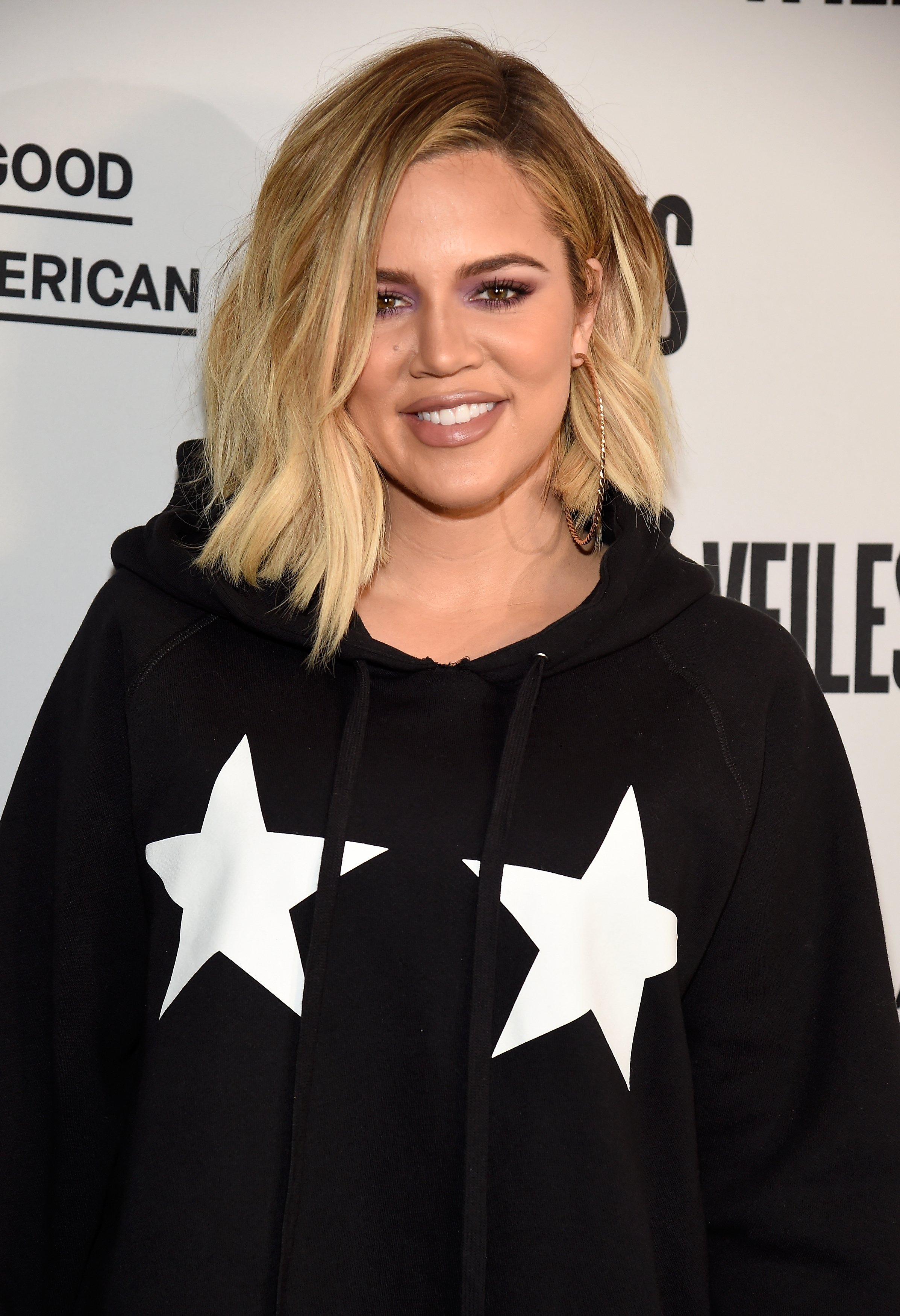 Khloe Kardashian attends an pop-up event for her Good American fashion line in October 2017. | Photo: Getty Images