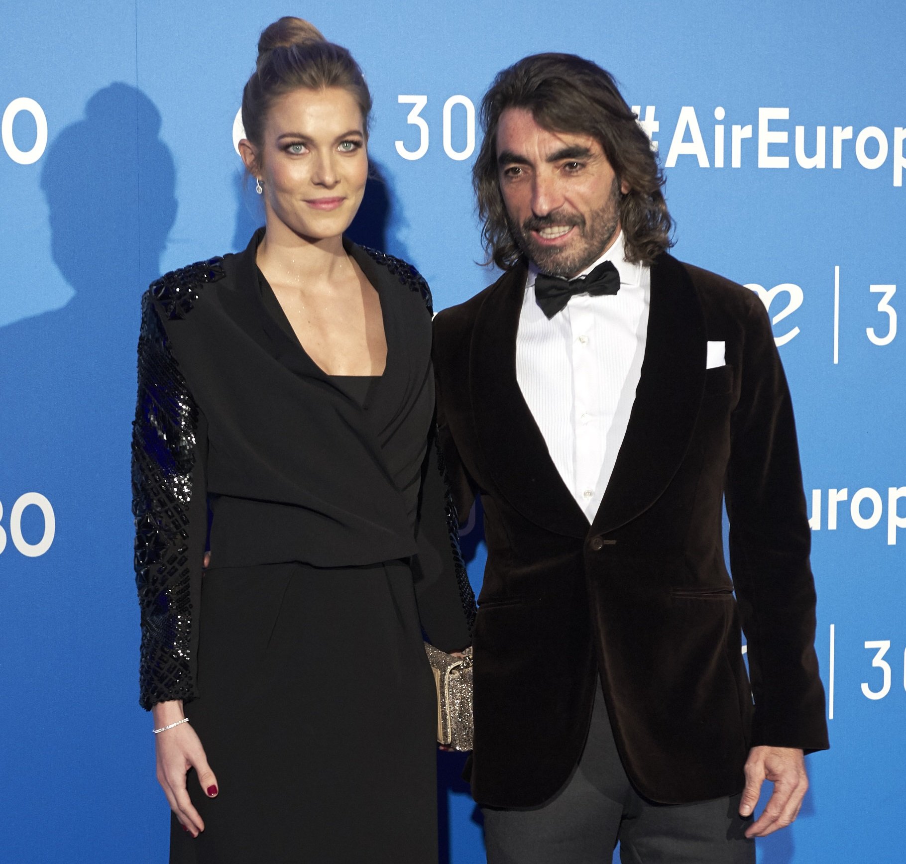 Sol González y Javier Hildago en Madrid en diciembre de 2016. | Foto: Getty Images