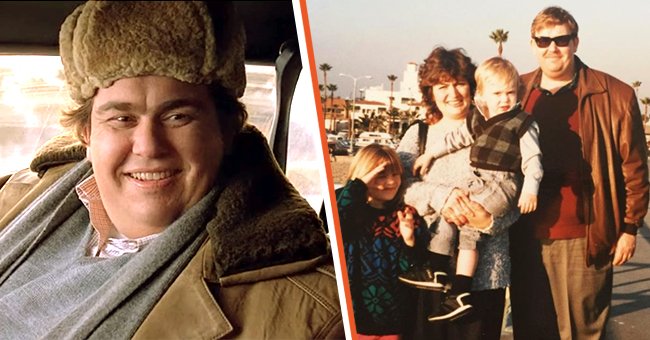 John Candy | John Candy and his family | Source: Instagram.com/chriscandy4ever | Youtube.com/JoBlo Movie Clips