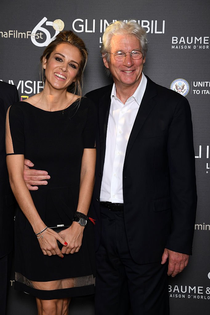 Alejandra Silva and actor Richard Gere on June 8, 2016 in Rome, Italy | Source: Getty Images