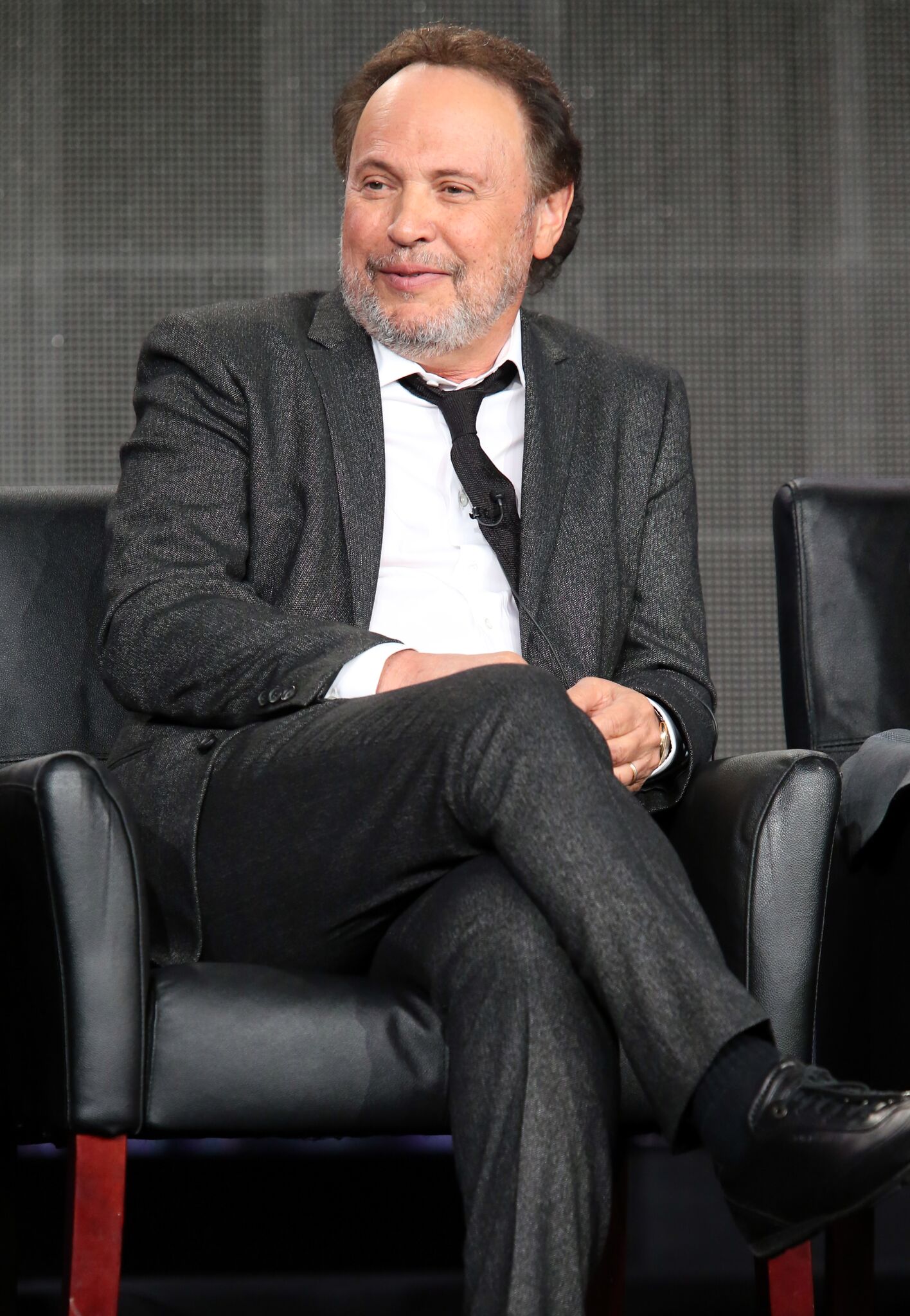  Executive producer/writer/actor Billy Crystal speaks onstage during the 'The Comedians' panel discussion at the FX Networks portion of the Television Critics Association press tour | Getty Images 