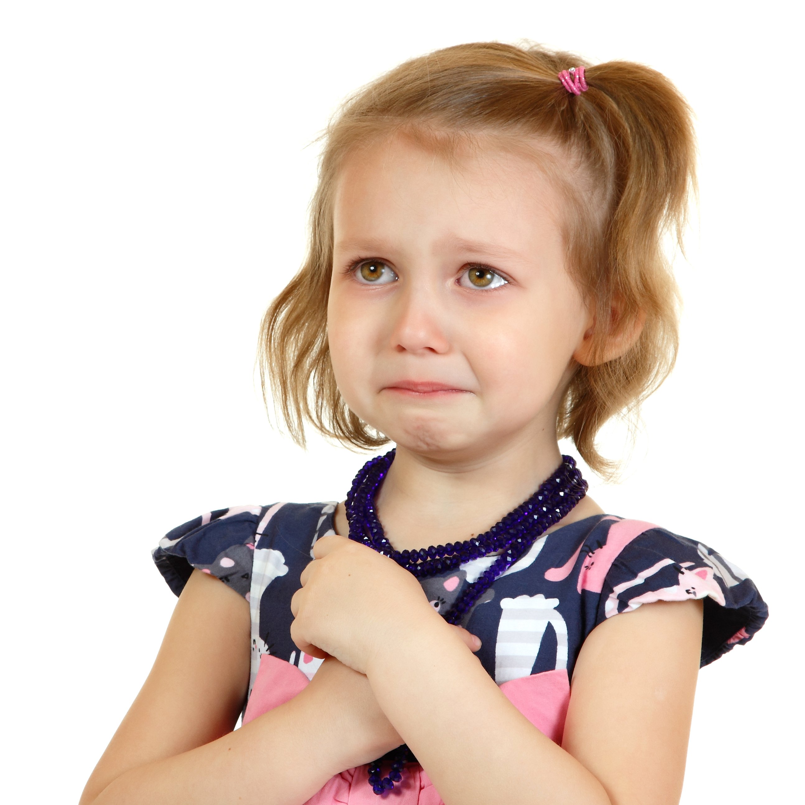 A little girl crying. | Source: Shutterstock 