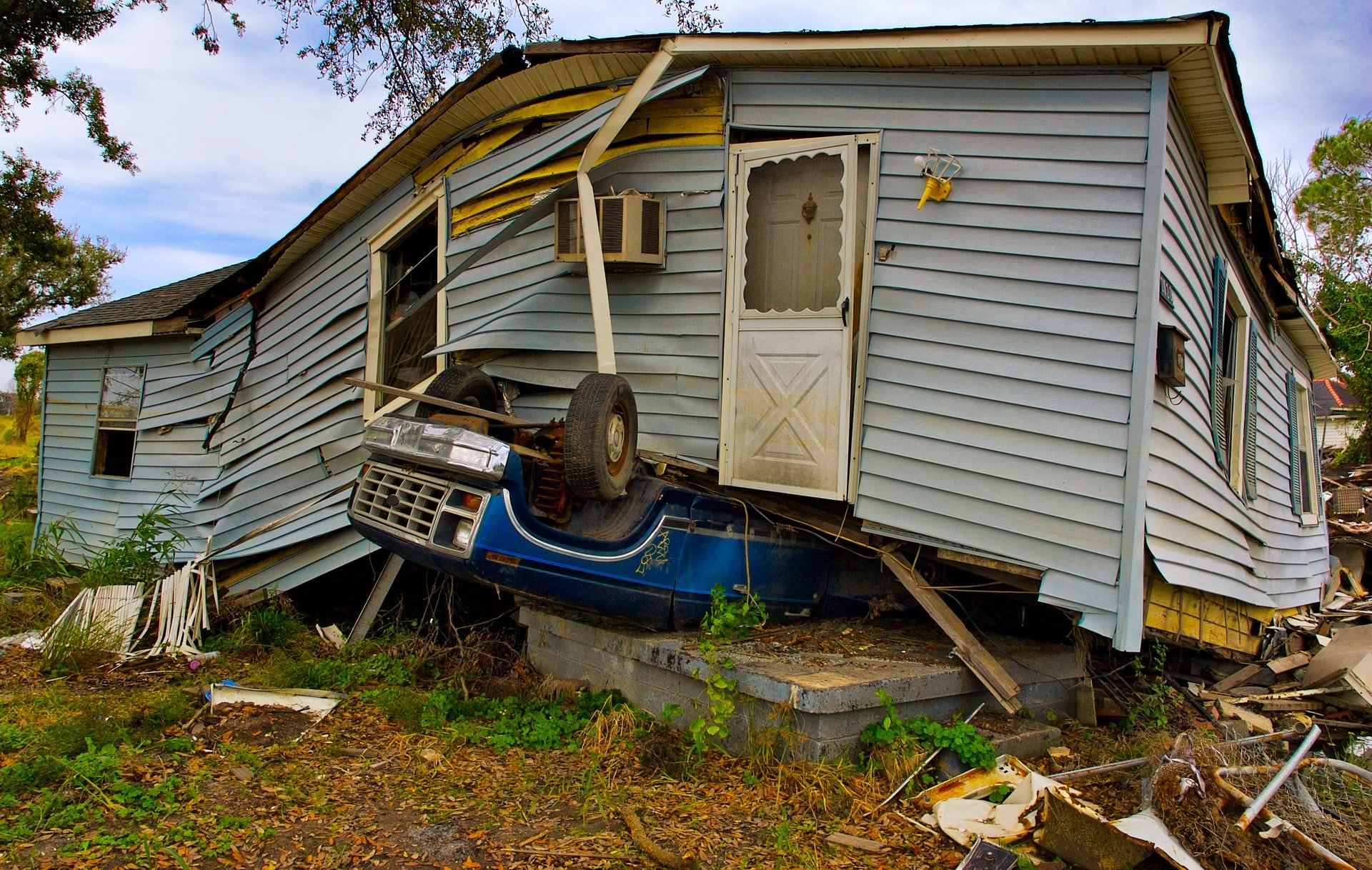 The hurricane had destroyed many houses | Source: Unsplash