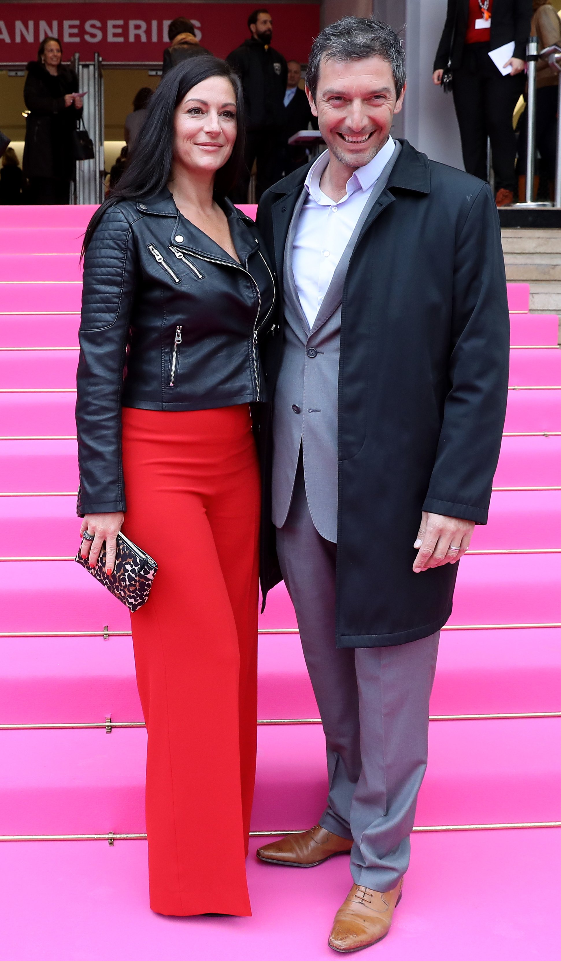 Le comédien Franck Sémonin et sa femme Hélène | photo : Getty Images