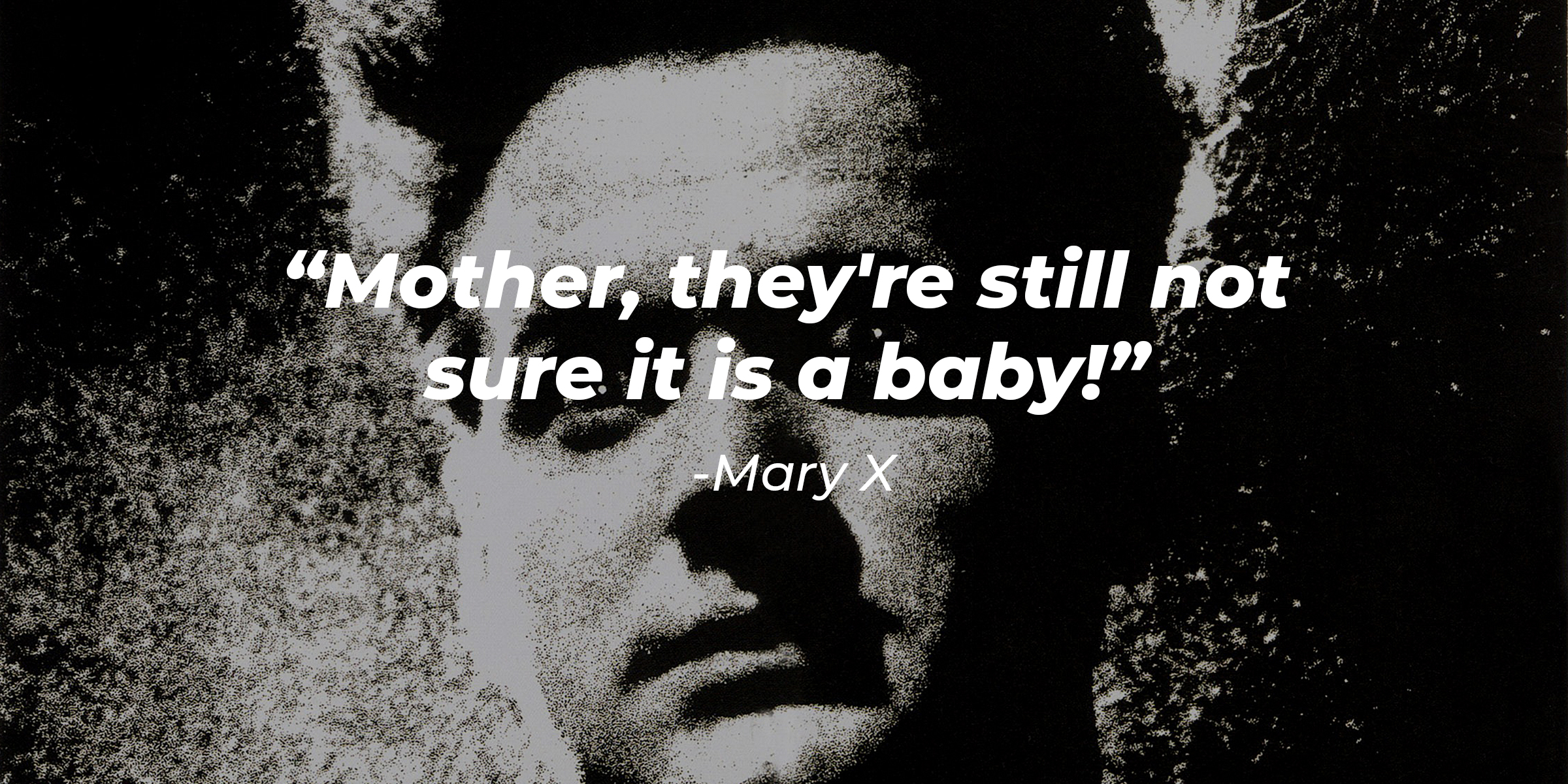 Henry Spencer, with Mary X’s quote: “Mother, they're still not sure it is a baby!” | Source: Getty Images