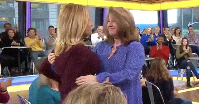 Angie Oracoy and Meribeth Blackwell hugging.┃Source: twitter.com/GMA